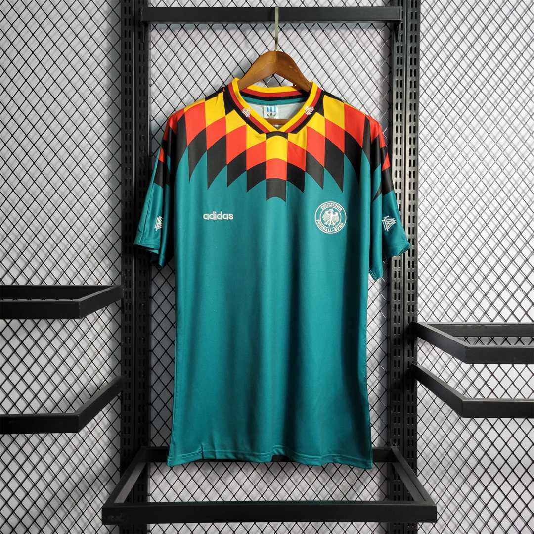 ManixJersey.com | Retro Germany 1994 Away Stadium Jersey -Customize Name, Number and Patch | Worldwide Shipping