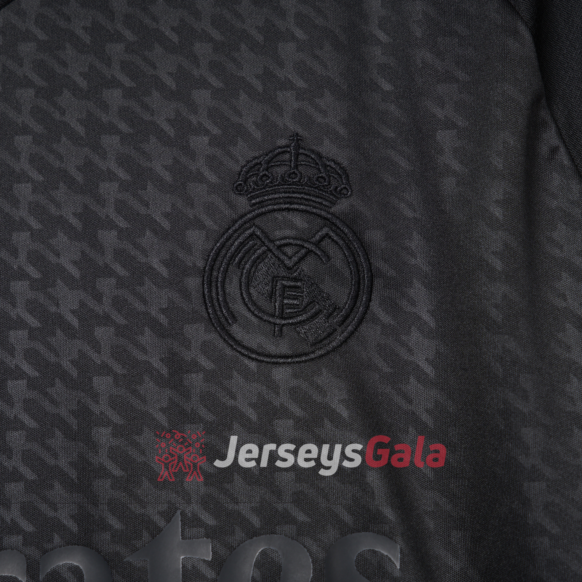 JerseysGala.com | Real Madrid 24-25 Pure Black Special Edition Jersey - Fans Version -Customize Name, Number and Patch | Worldwide Shipping