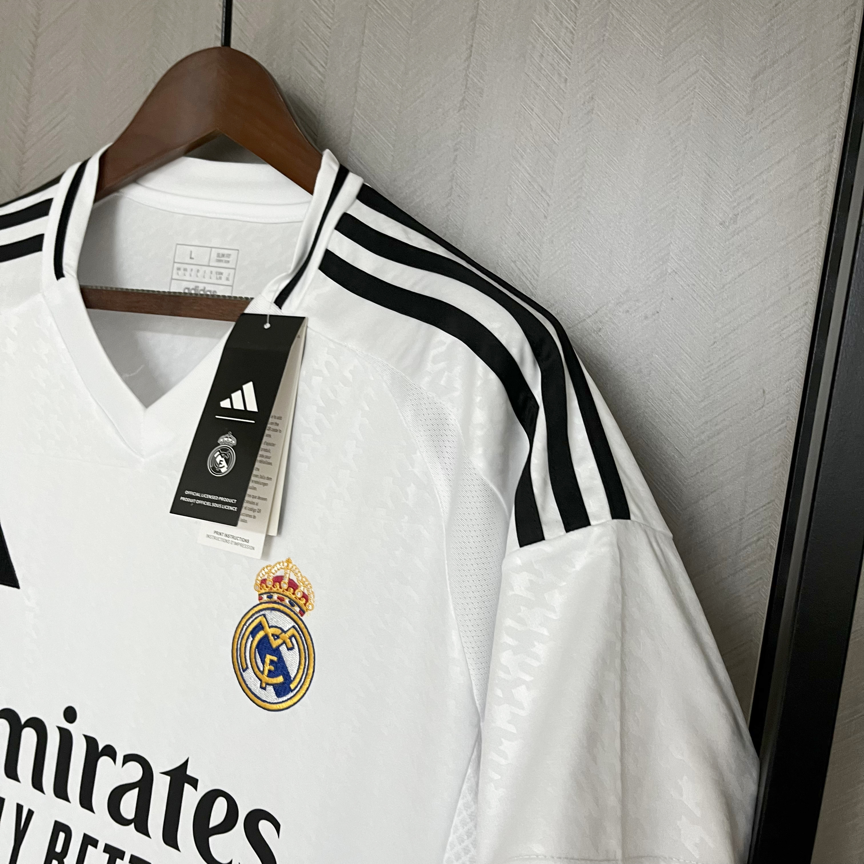 JerseysGala.com | Real Madrid 24-25 Home Stadium Jersey - Fans Version -Customize Name, Number and Patch | Worldwide Shipping