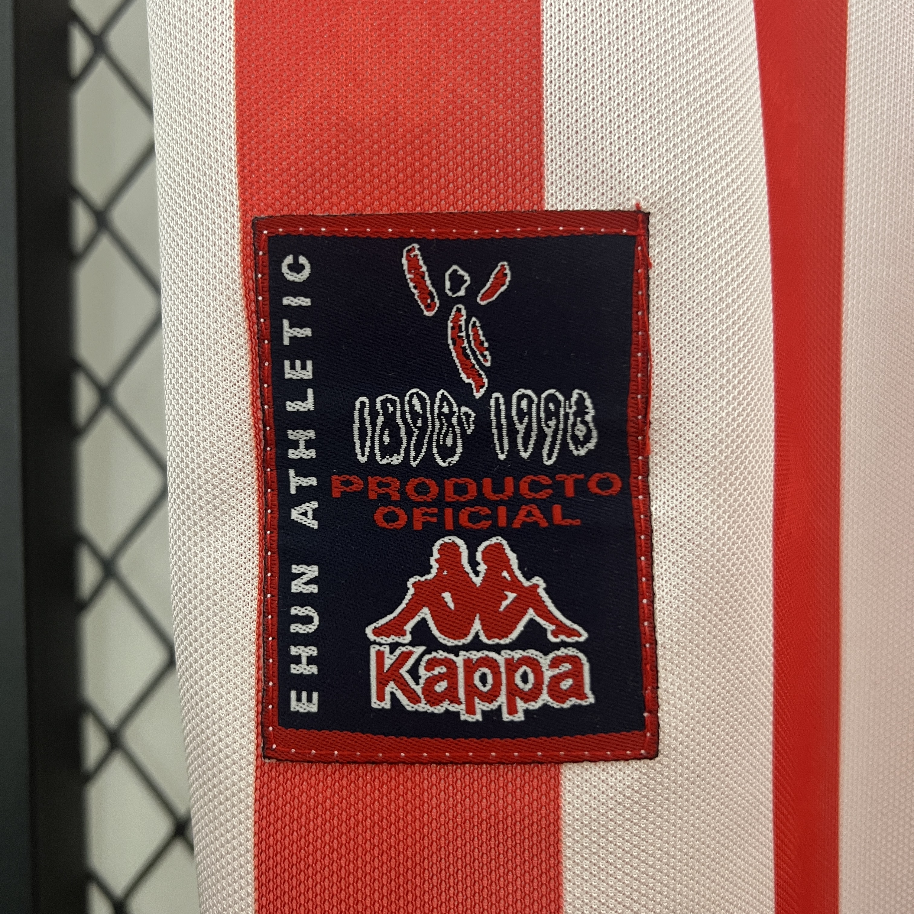 ManixJersey.com | Retro Athletic Bilbao 1997-98 100th Anniversary Home Stadium Jersey -Customize Name, Number and Patch | Worldwide Shipping