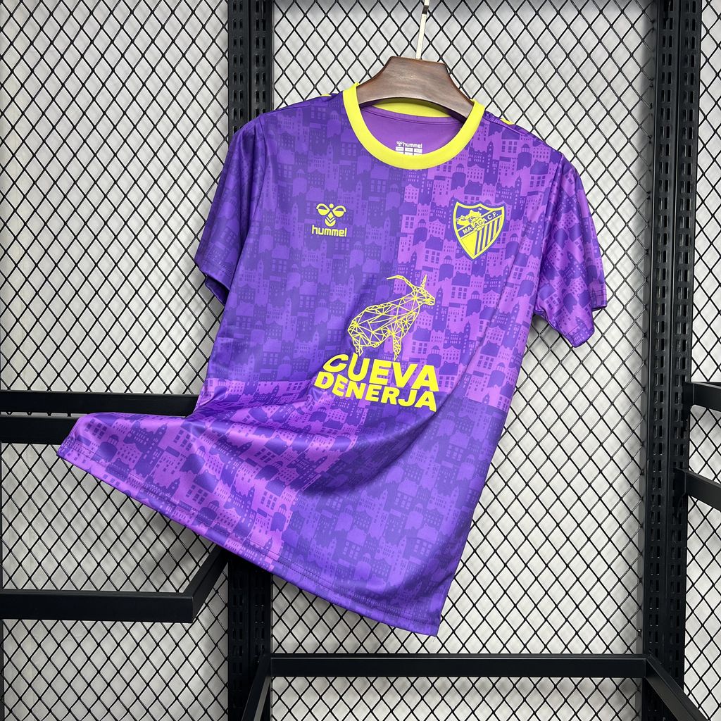unitedfutballjersey-Malaga 24-25 Purple Pre-Match Jersey - Fans Version