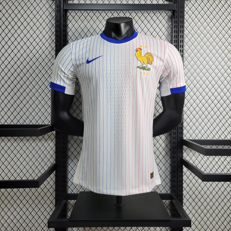 Higojerseys-France 2024 Away Stadium Jersey - Player Version