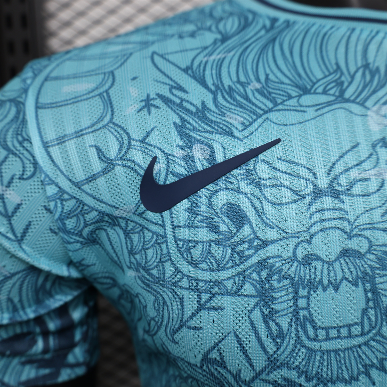 SIUjerseys-Barcelona 24-25 Blue Dargon Special Edition Jersey - Player Version