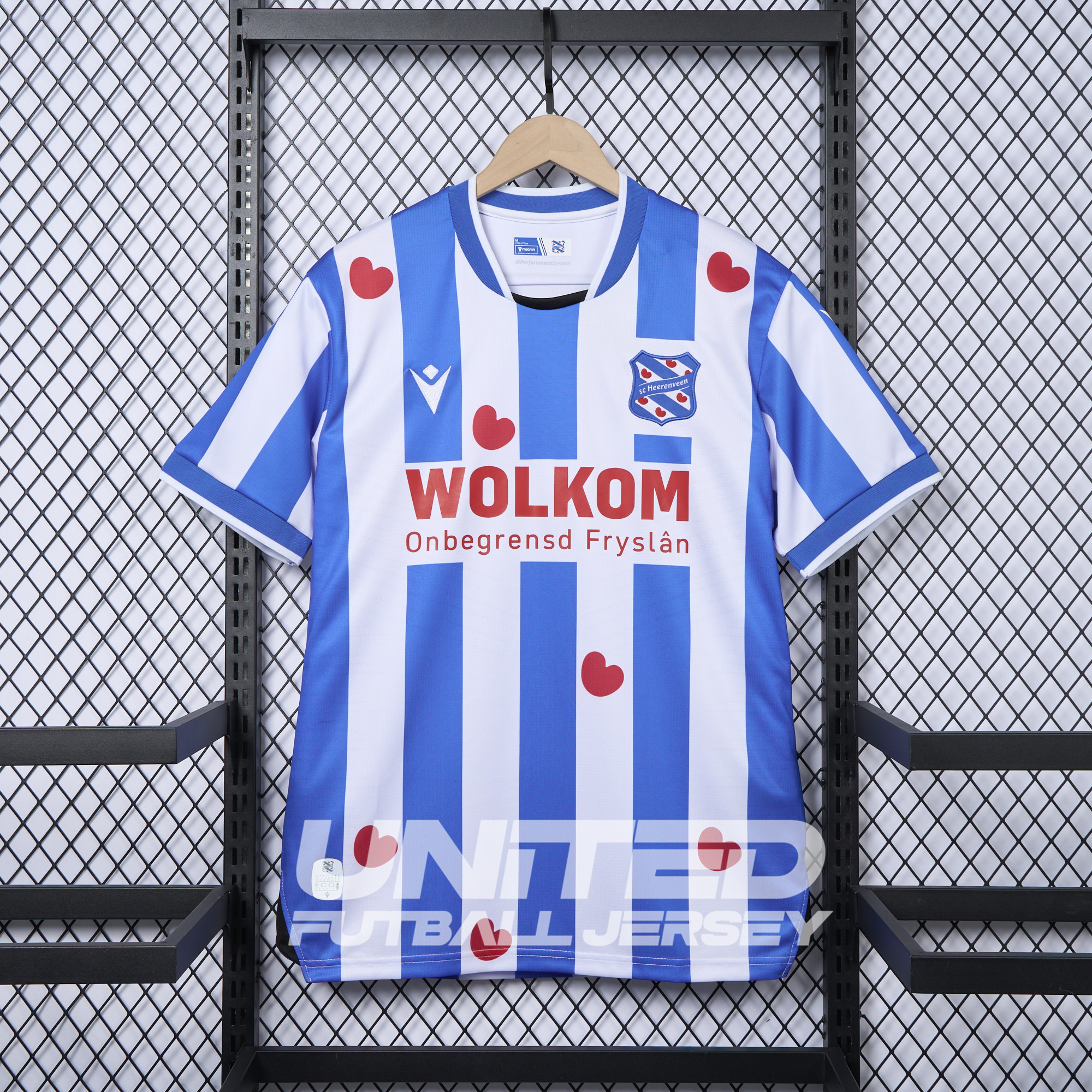 unitedfutballjersey-SC Heerenveen 24-25 Home Jersey - Fans Version