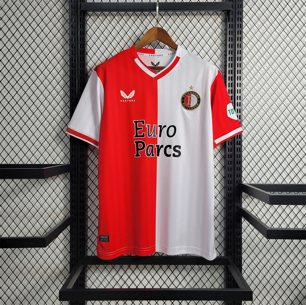 SIUjerseys-Feyenoord 23-24 Home Stadium Jersey - Fans Version