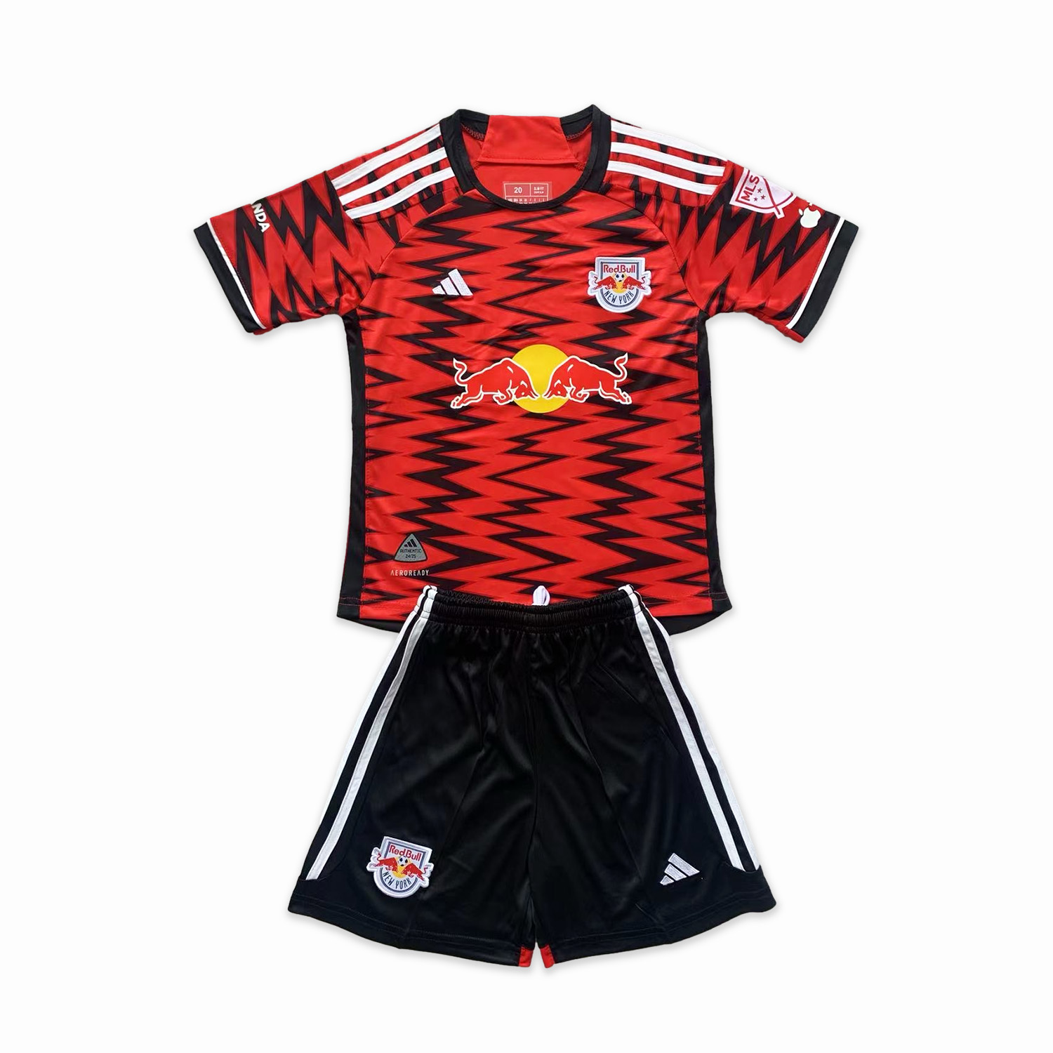 unitedfutballjersey-New York Red Bulls 2024 Away Kids Kit