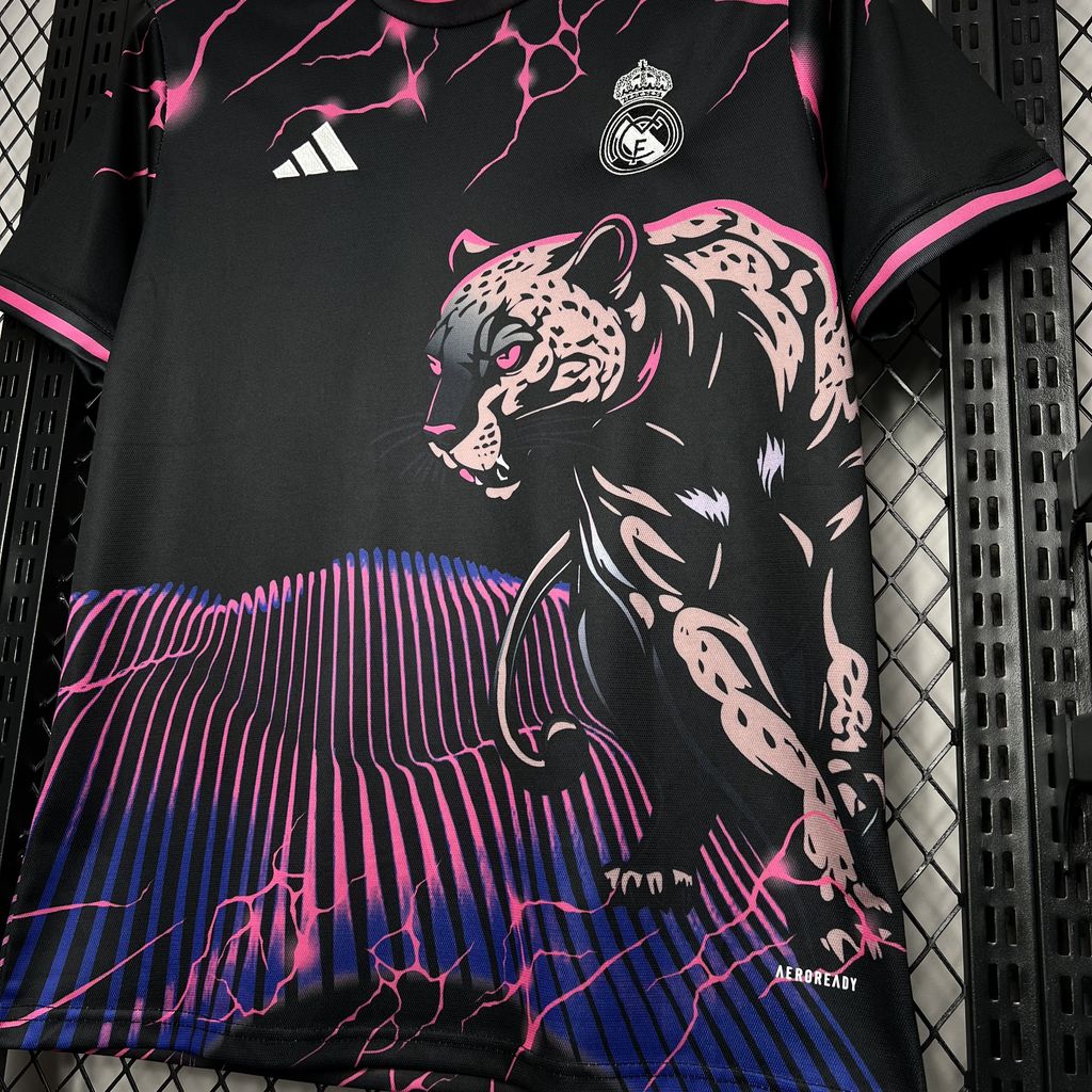 JerseysGala.com | Real Madrid 24-25 Purple Leopard Jersey - Fans Version -Customize Name, Number and Patch | Worldwide Shipping
