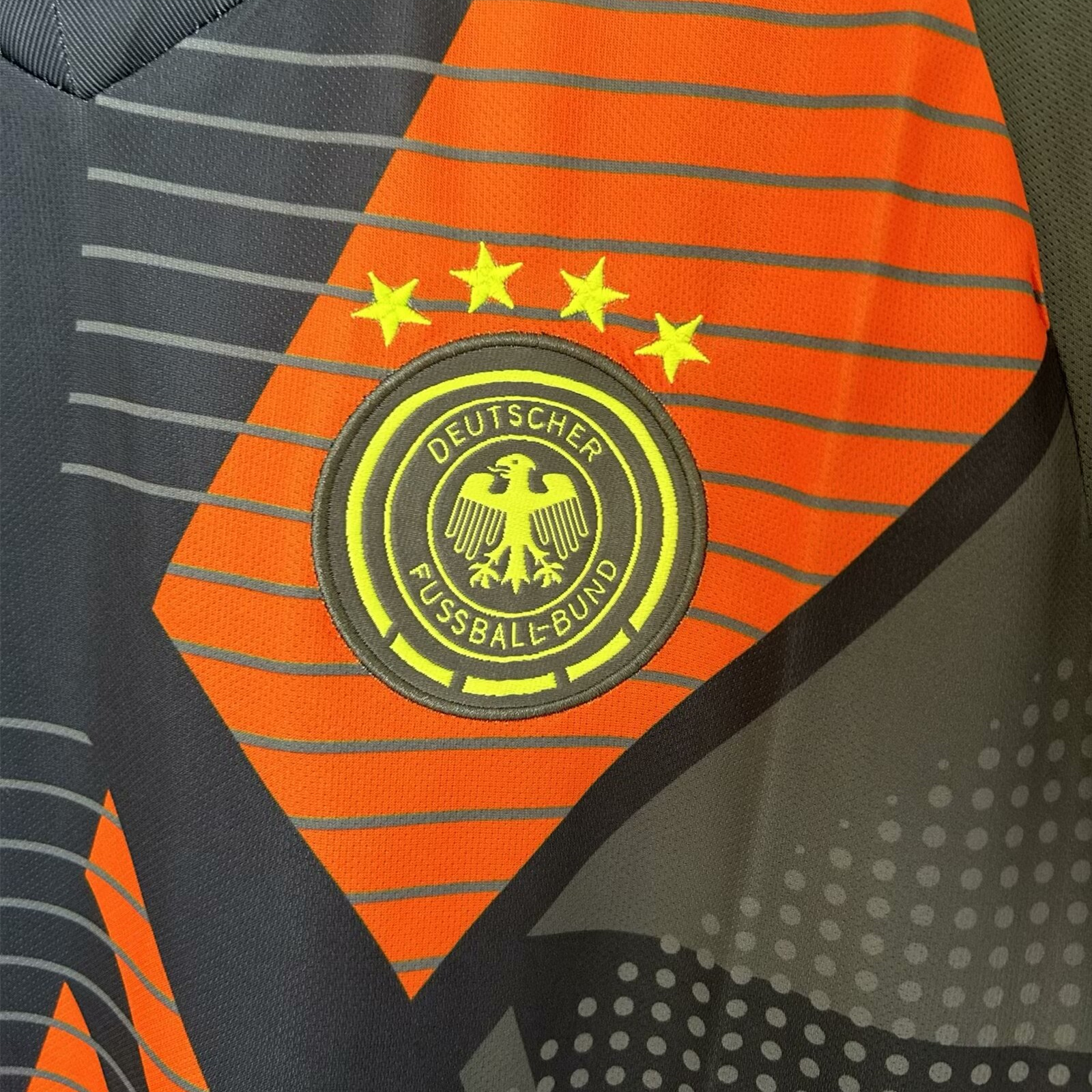 unitedfutballjersey-Germany 2024 Black Goalkeeper Jersey - Fans Version