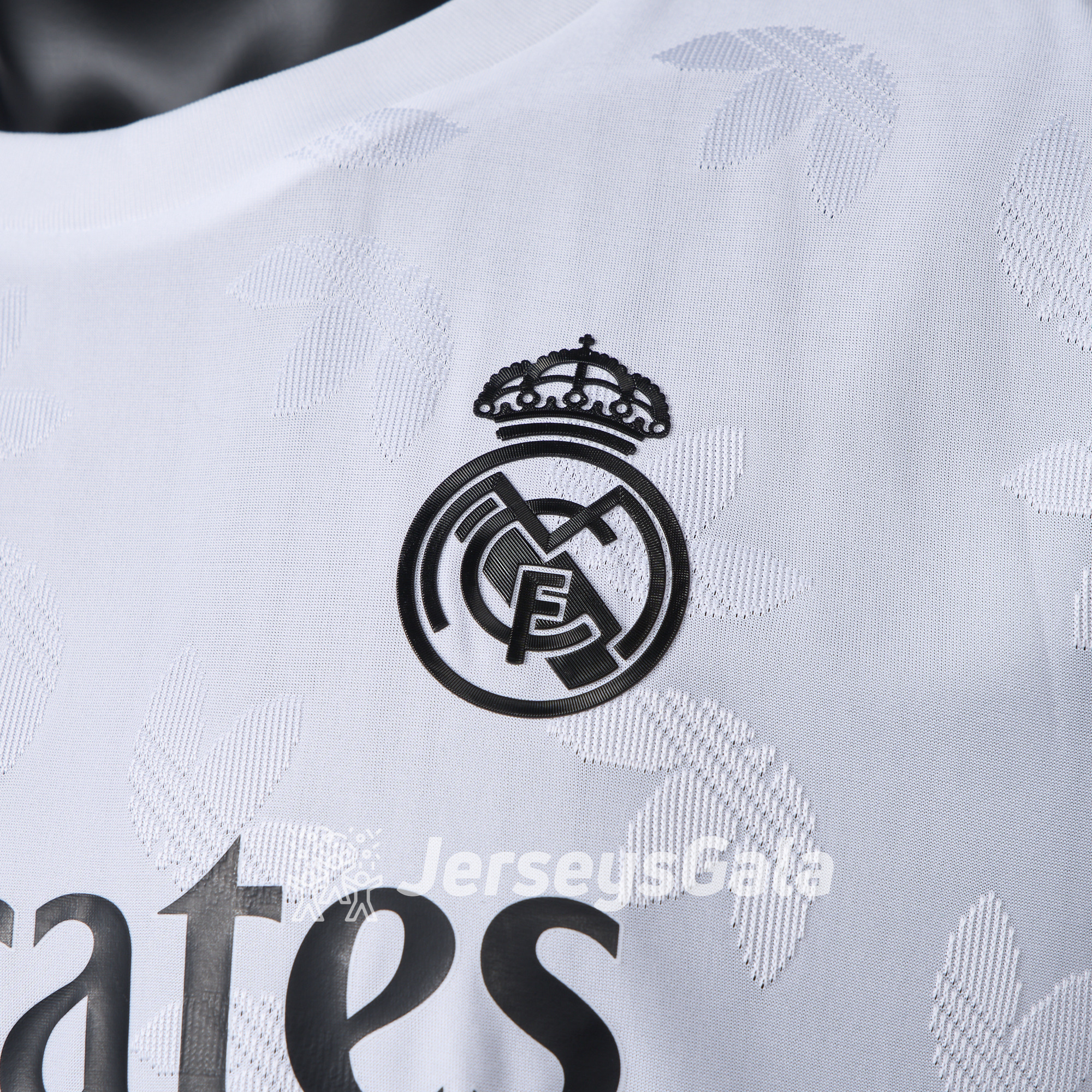 JerseysGala.com | Real Madrid 24-25 Trefoil White Jersey - Player Version -Customize Name, Number and Patch | Worldwide Shipping