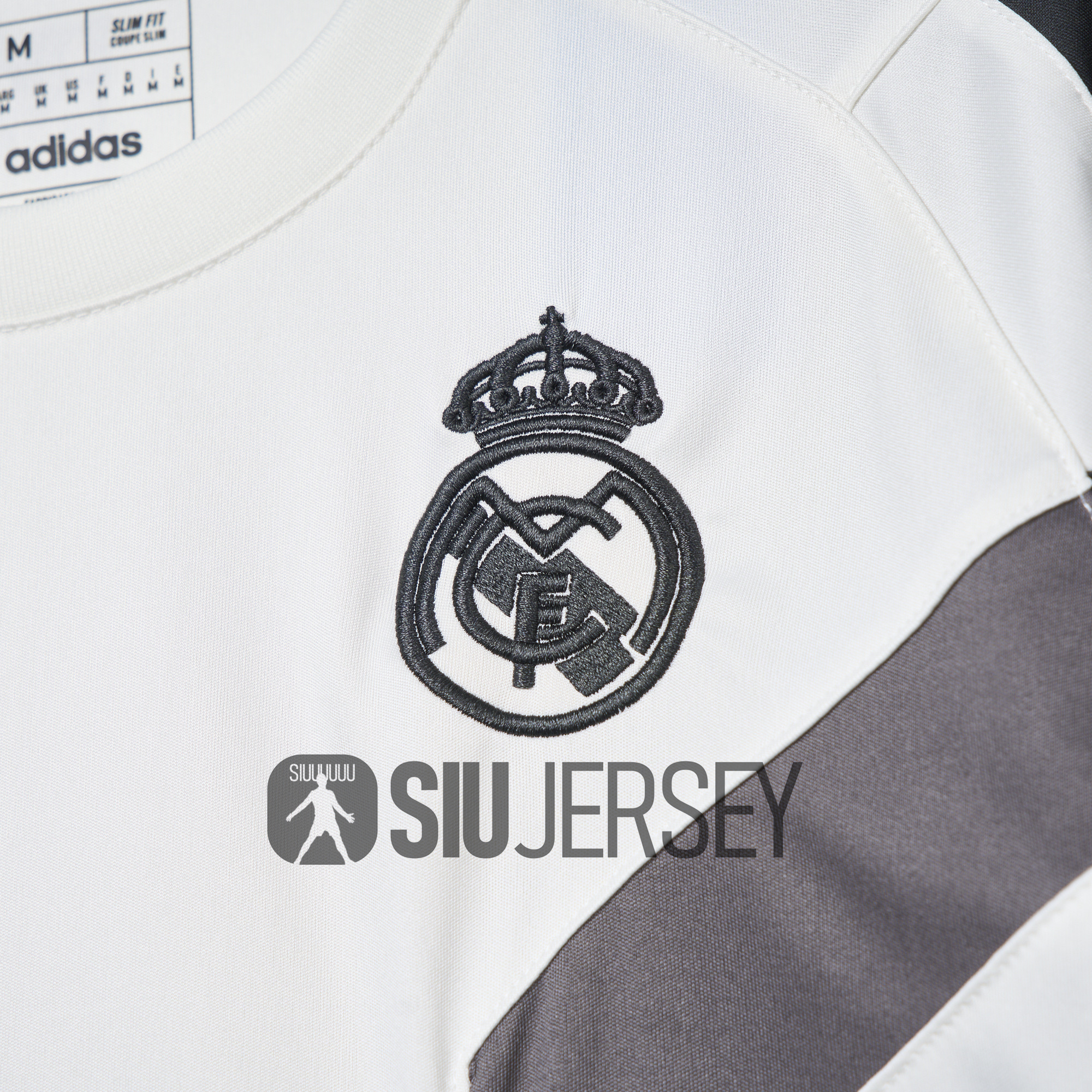 SIUjerseys-Real Madrid 24-25 Throwback Originals T-Shirt - White
