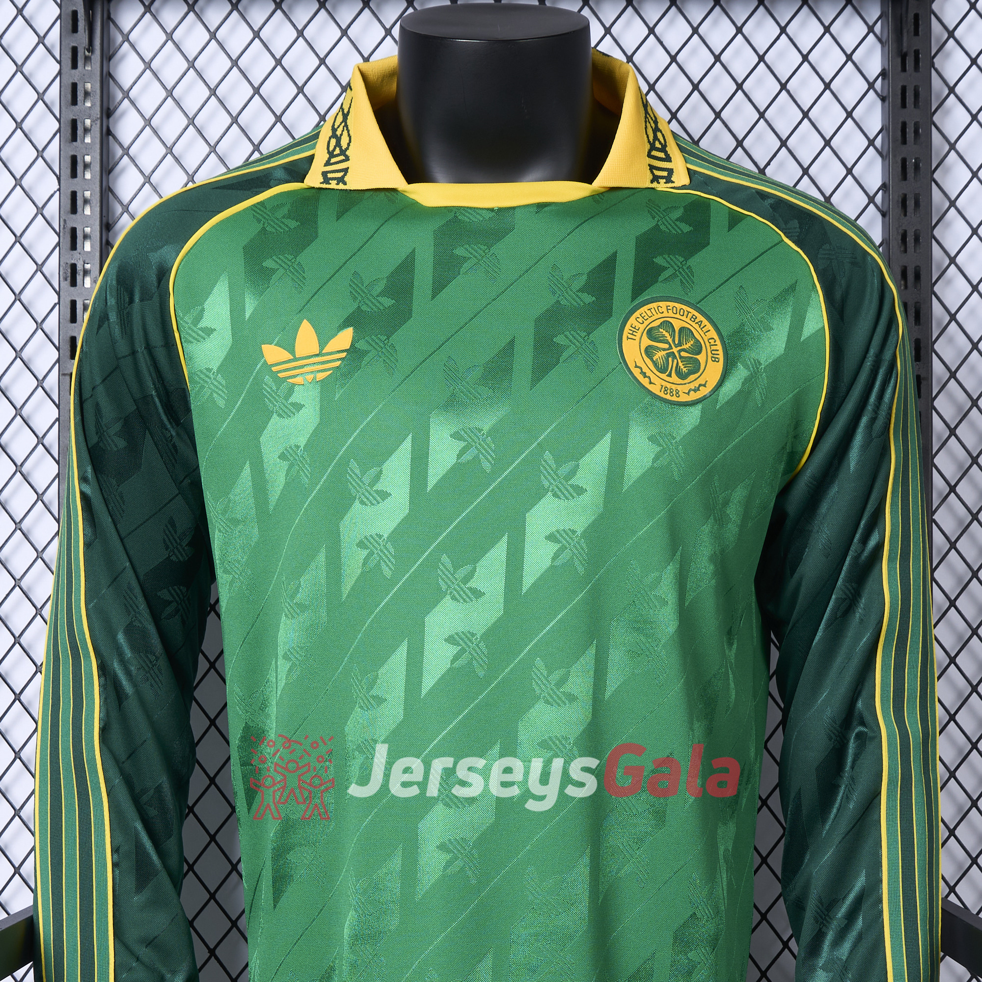 JerseysGala.com | Celtic 24-25 Originals LFSTLR Long Sleeve Green Jersey - Player Version -Customize Name, Number and Patch | Worldwide Shipping