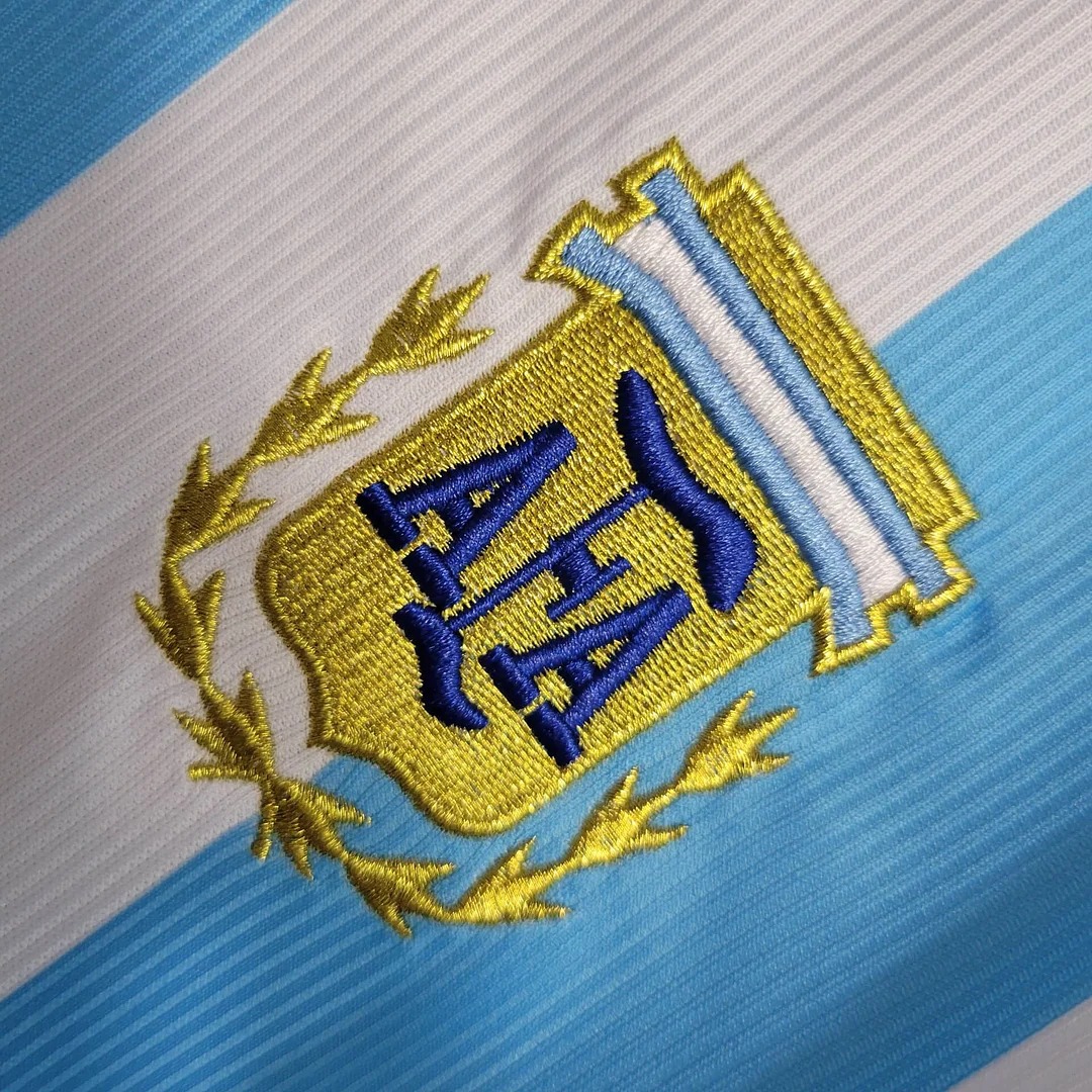 ManixJersey.com | Retro Argentina 1998 Home Stadium Jersey -Customize Name, Number and Patch | Worldwide Shipping