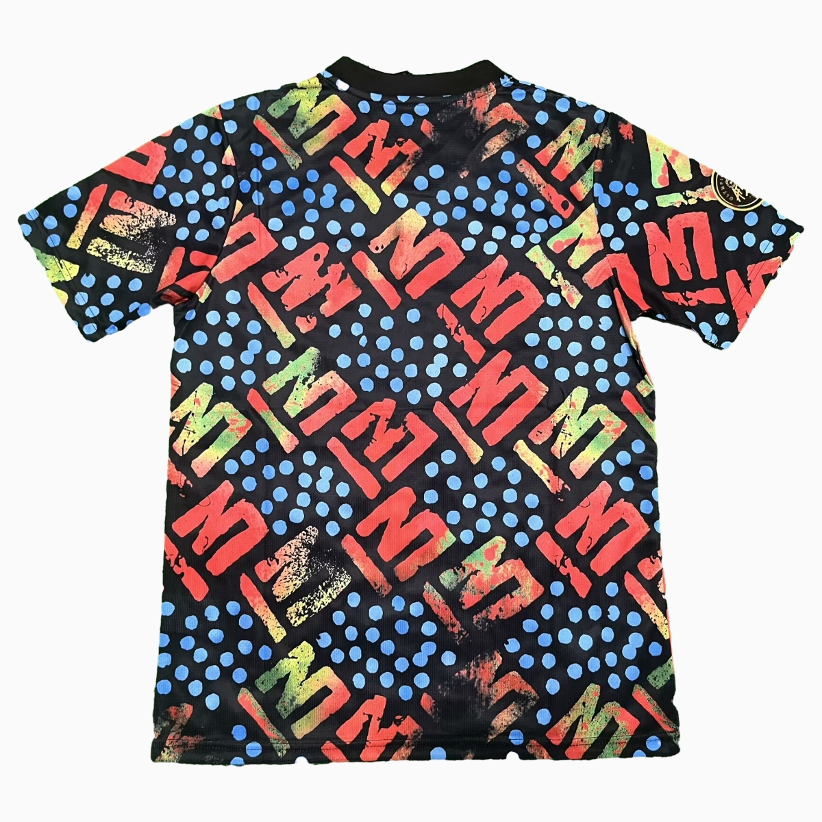 SIUjerseys-Marseille 24-25 Black Graffiti Pre-match Training Jersey - Fans Version