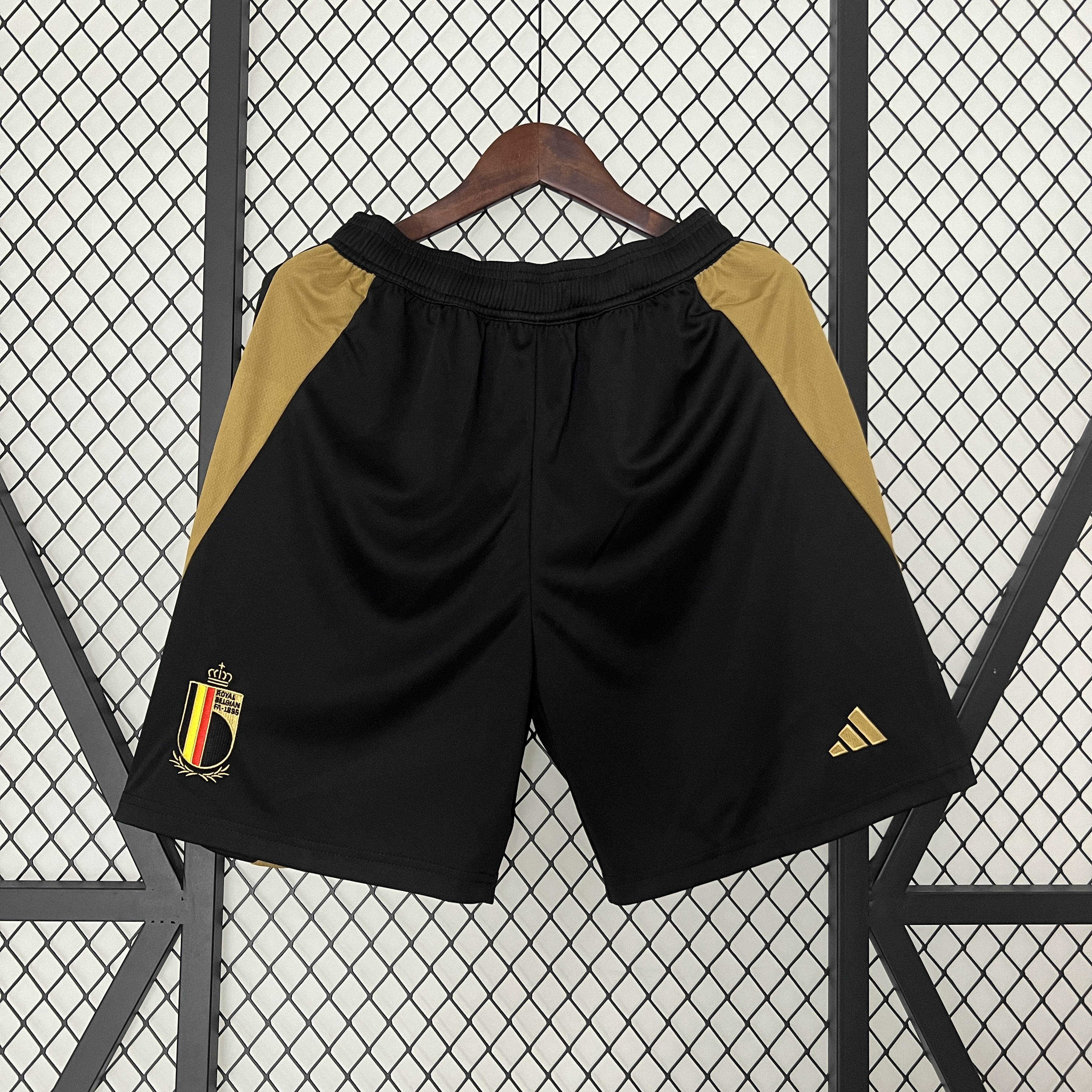 ManixJersey.com | Belgium 2024 Home Shorts - Fans Version -Customize Name, Number and Patch | Worldwide Shipping