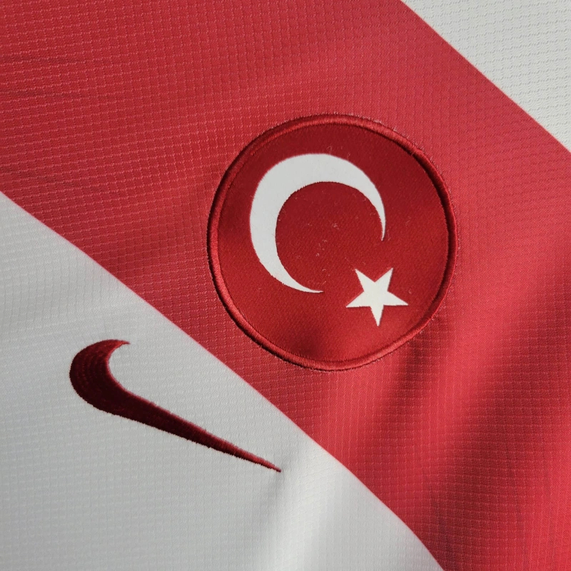 ManixJersey.com | Turkey 2024 Home Stadium Jersey - Fans Version -Customize Name, Number and Patch | Worldwide Shipping