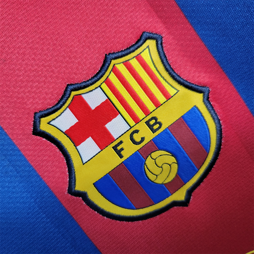 ManixJersey.com | Retro Barcelona 10-11 Home Stadium Jersey -Customize Name, Number and Patch | Worldwide Shipping