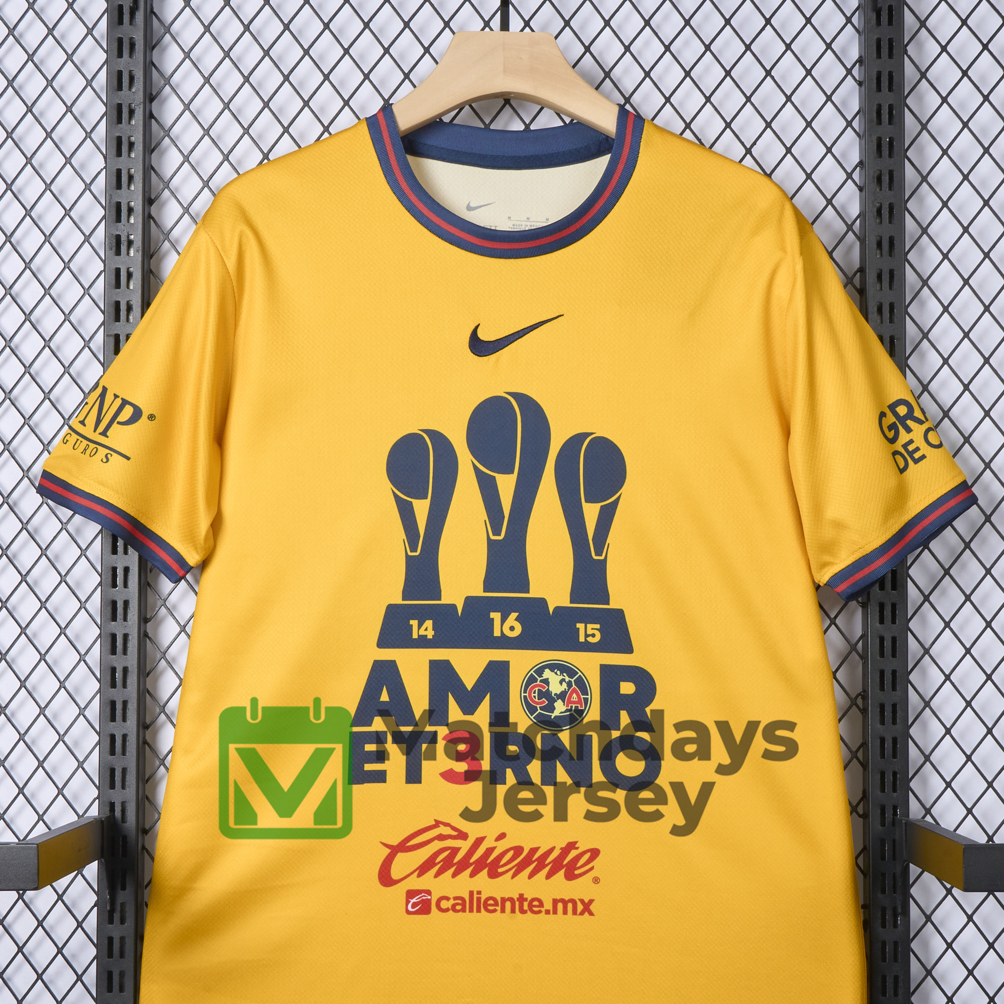 GlobeJersey-Club América 2024 Triple Championship Commemorative Edition Jersey