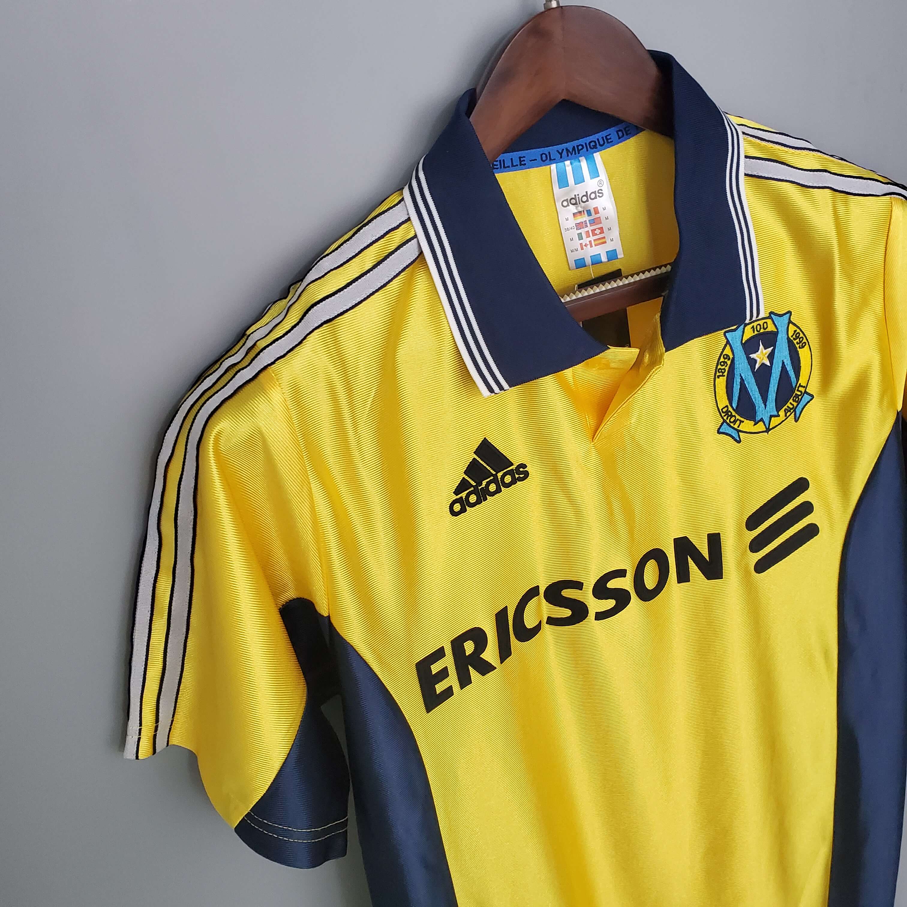 ManixJersey.com | Retro Marseille 1998-99 Third Jersey -Customize Name, Number and Patch | Worldwide Shipping