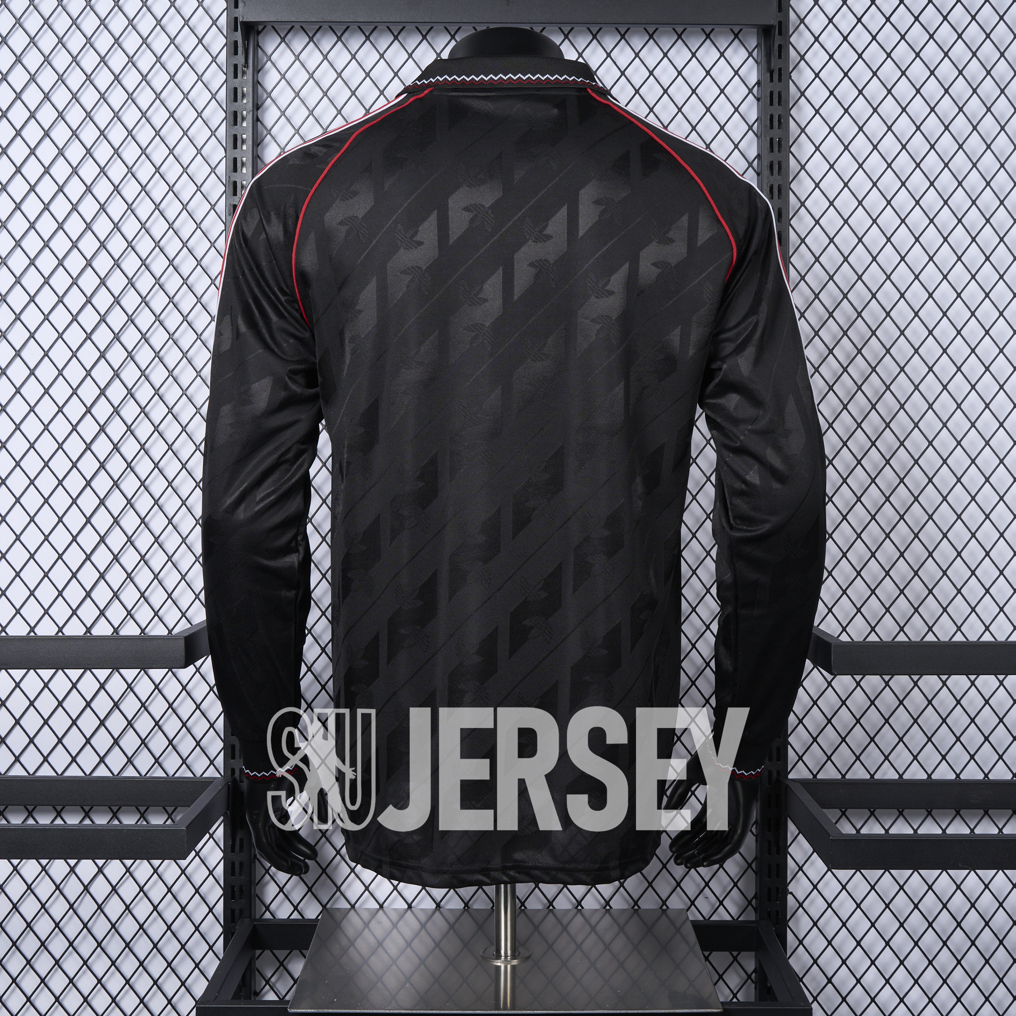 SIUjerseys-Manchester United 24-25 Originals LFSTLR Long Sleeve Black Jersey - Player Version