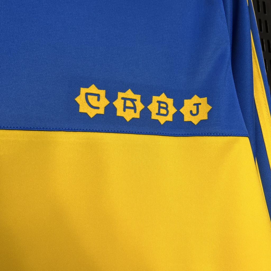 JerseysGala.com | Retro Boca Juniors 1981-82 Home Long Sleeve Jersey -Customize Name, Number and Patch | Worldwide Shipping
