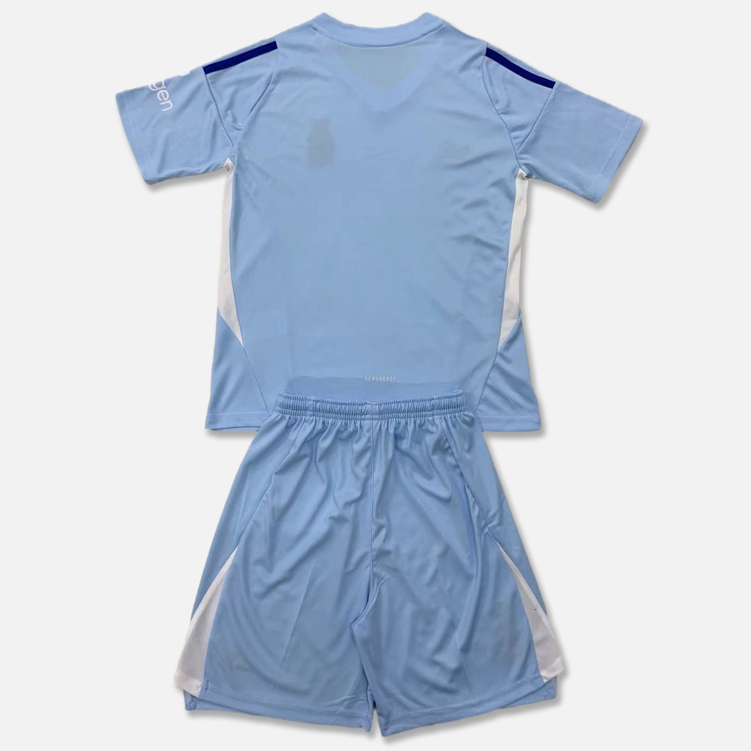 JerseysGala.com | Nottingham Forest 24-25 Lake Blue Goalkeeper Kids Kit -Customize Name, Number and Patch | Worldwide Shipping