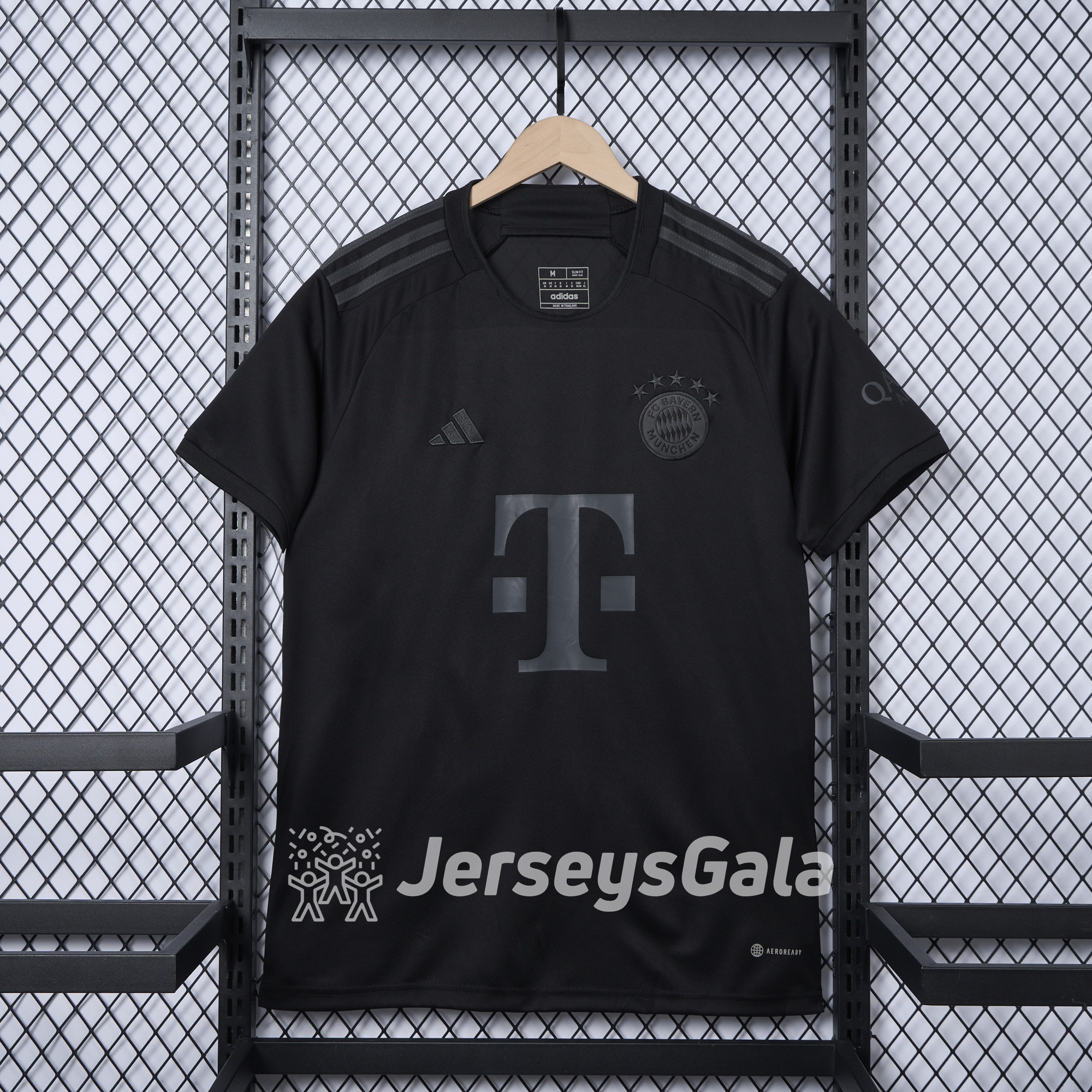 JerseysGala.com | Bayern Munich 24-25 Pure Black Special Edition Jersey - Fans Version -Customize Name, Number and Patch | Worldwide Shipping