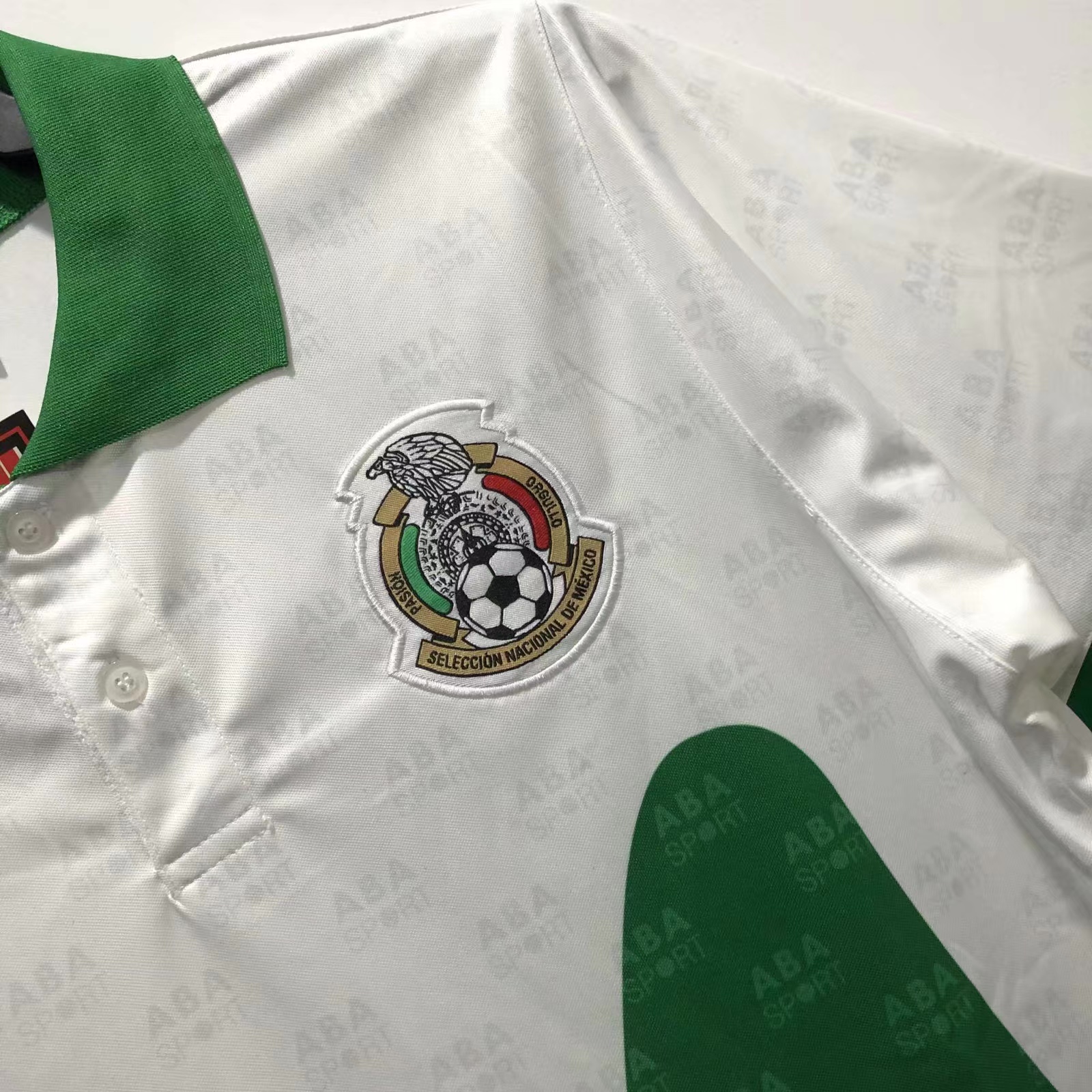 ManixJersey.com | Retro Mexico 1995 Away Stadium Jersey -Customize Name, Number and Patch | Worldwide Shipping