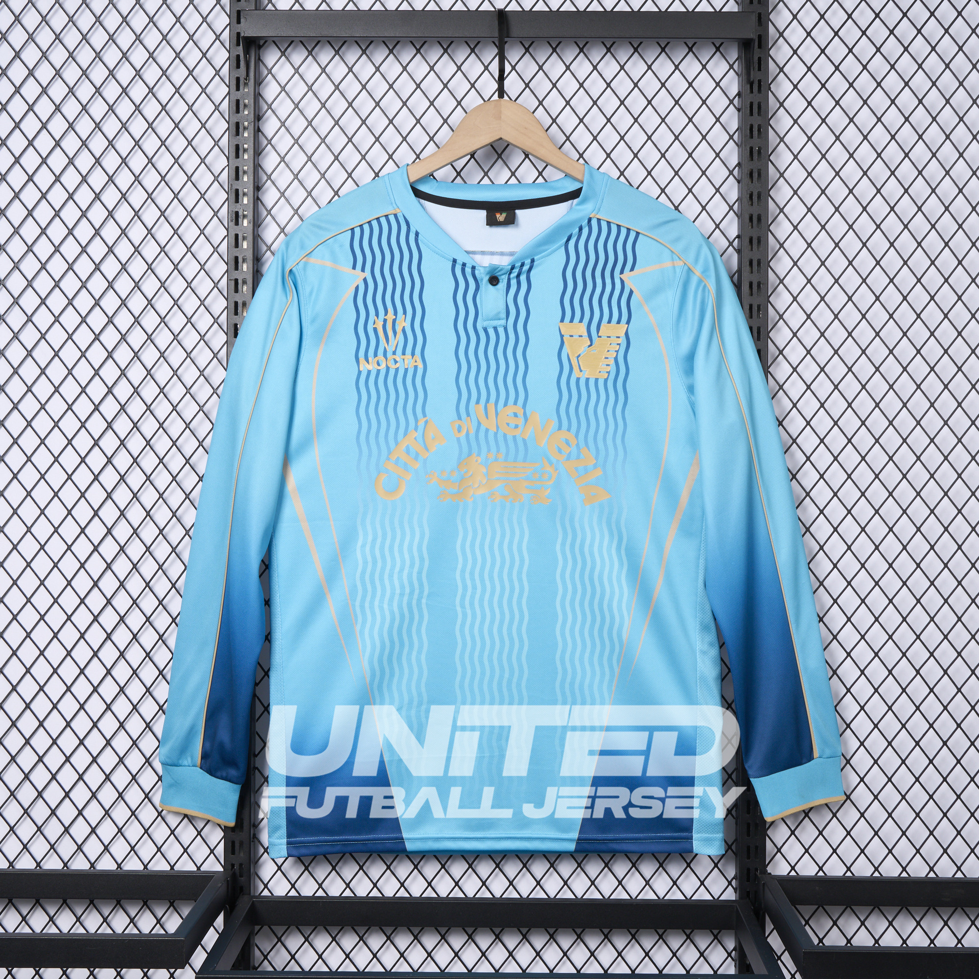 unitedfutballjersey-Venezia FC 24-25 Third Long Sleeve Jersey - Fans Version