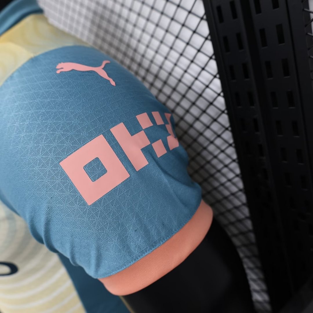 ManixJersey.com | Manchester City 24-25 Fourth Jersey - Player Version -Customize Name, Number and Patch | Worldwide Shipping