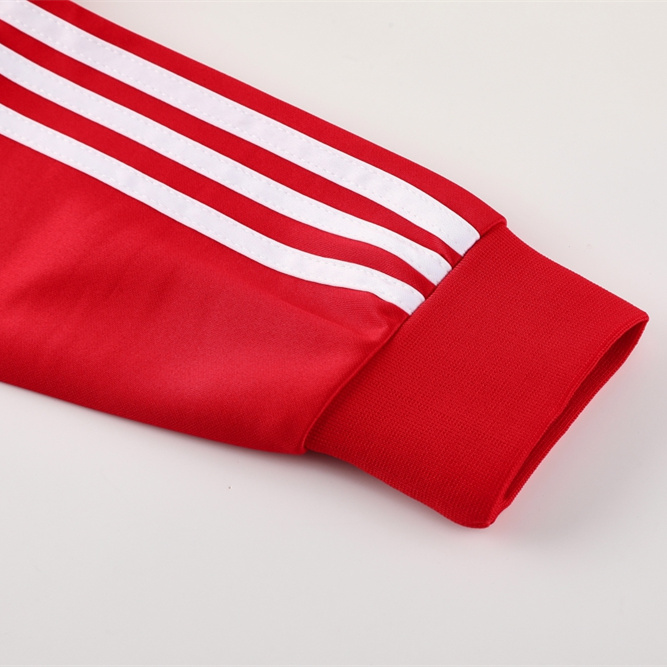 ManixJersey.com | Manchester United 24-25 Jacket Training Tracksuit - Red Top and Black Pants -Customize Name, Number and Patch | Worldwide Shipping