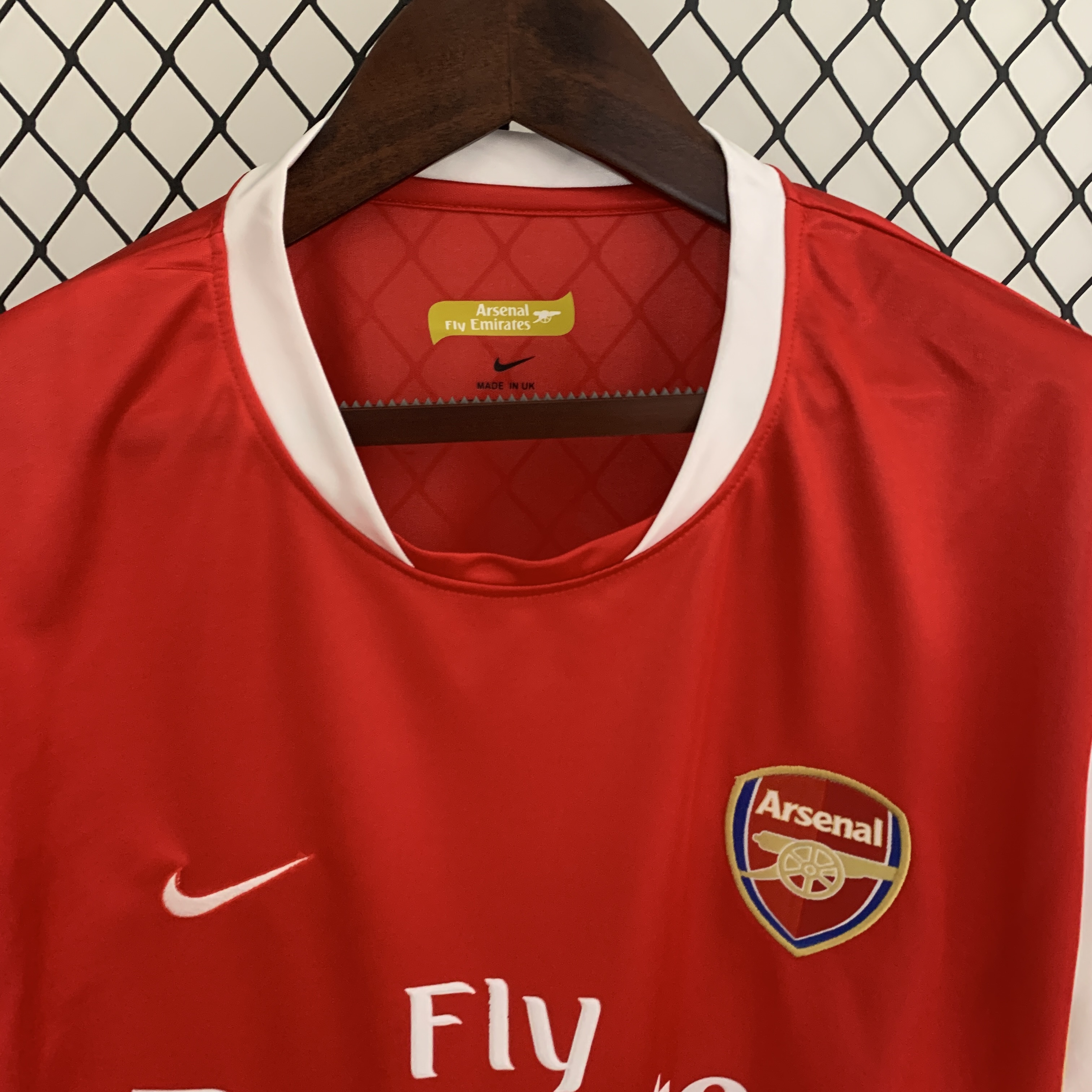 ManixJersey.com | Retro Arsenal 2006-08 Home Stadium Jersey -Customize Name, Number and Patch | Worldwide Shipping
