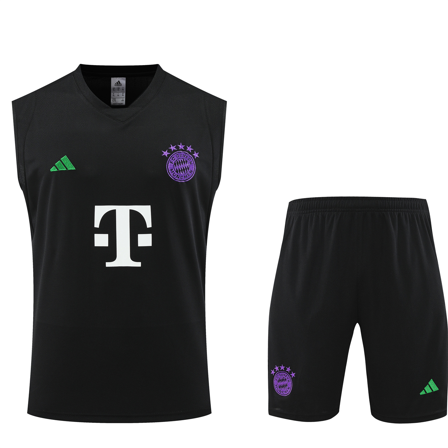 23-24 Bayern Munich Black Training Vest Suit:football jersey mysite: unitedjerseyfootball 邓江浪:football