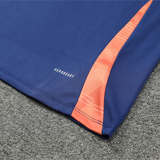 ManixJersey.com | Manchester United 24-25 Long Sleeve Training Set - Deep Blue -Customize Name, Number and Patch | Worldwide Shipping