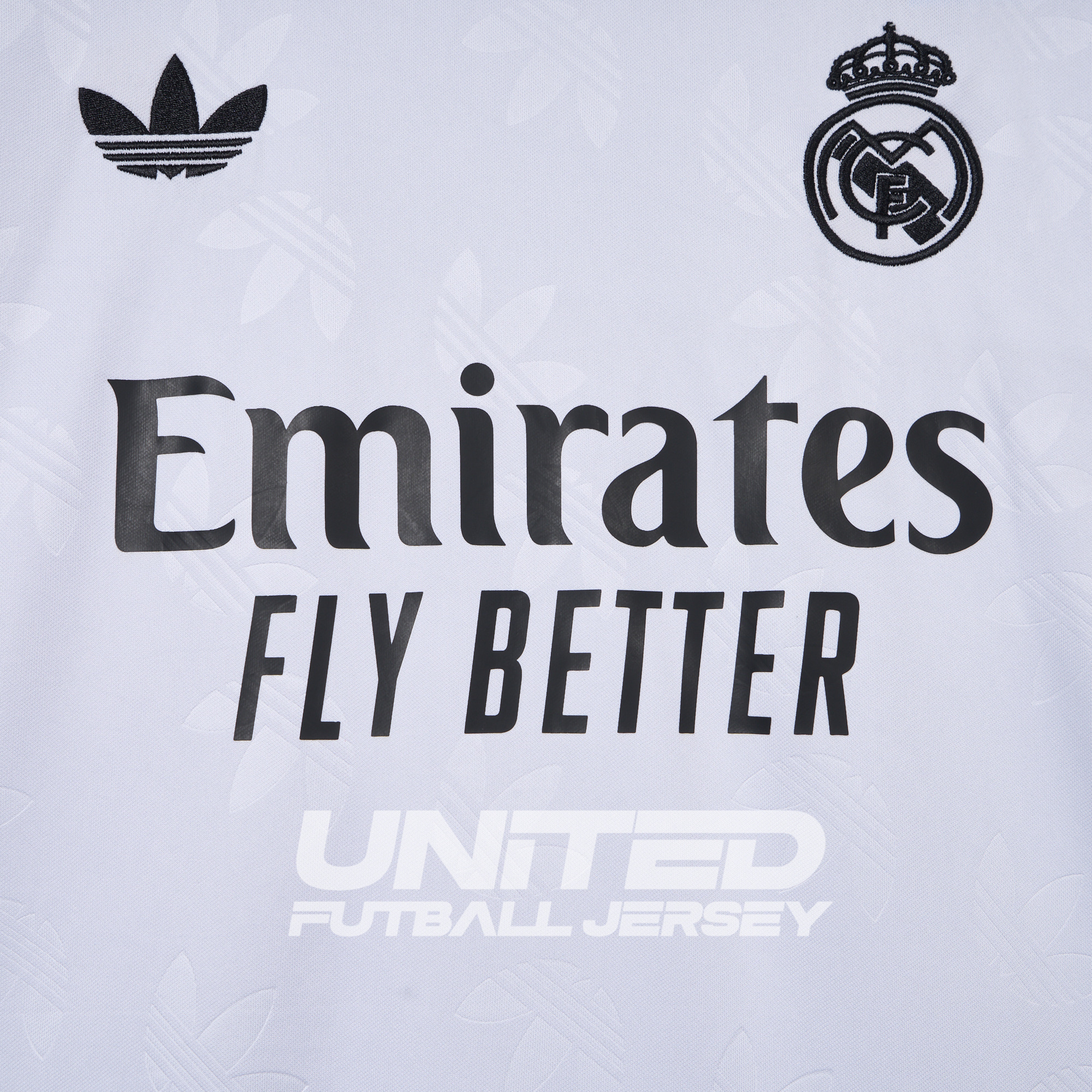 unitedfutballjersey-Real Madrid 24-25 Trefoil White Jersey - Fans Version