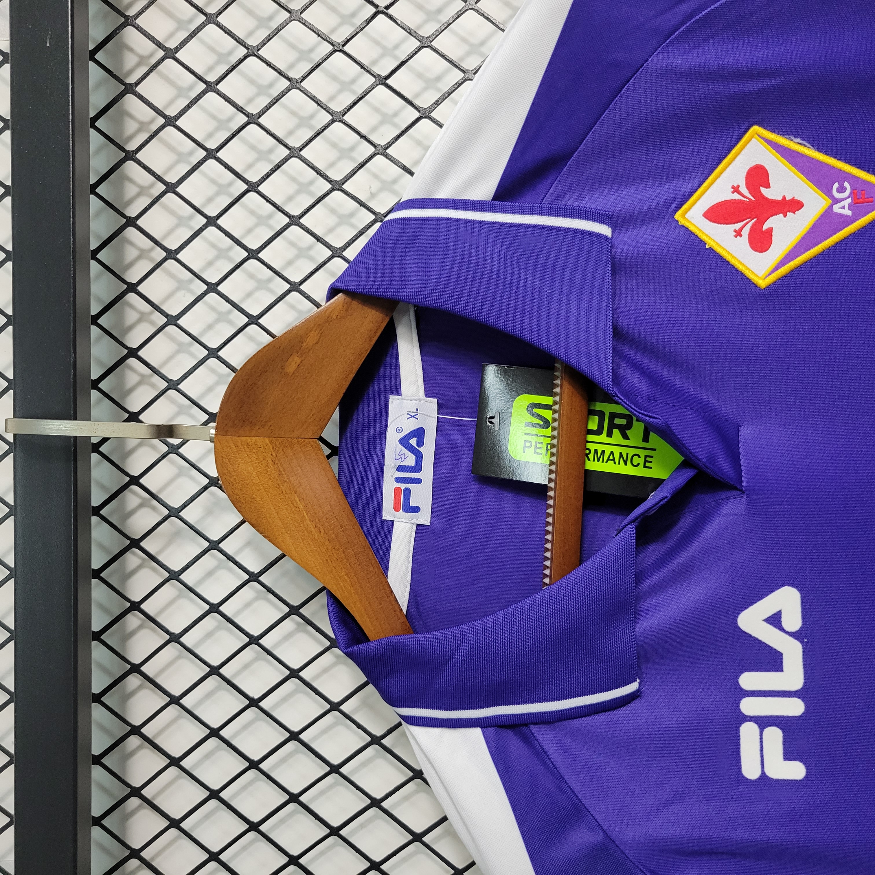 JerseysGala.com | Retro Fiorentina 1998-99 Home Stadium Jersey -Customize Name, Number and Patch | Worldwide Shipping