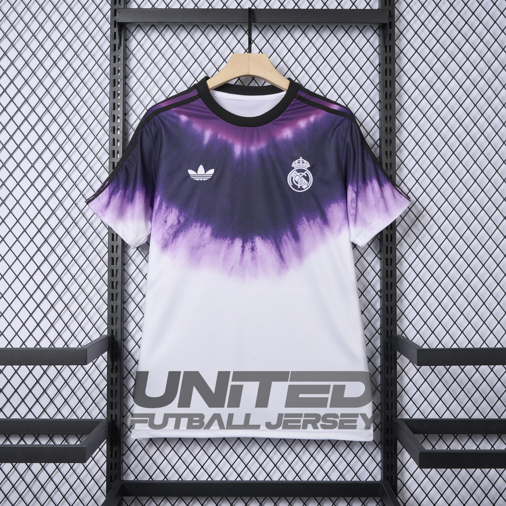 foot-Real Madrid 24-25 White & Purple Spring Festival Special Edition Jersey - Fans Version