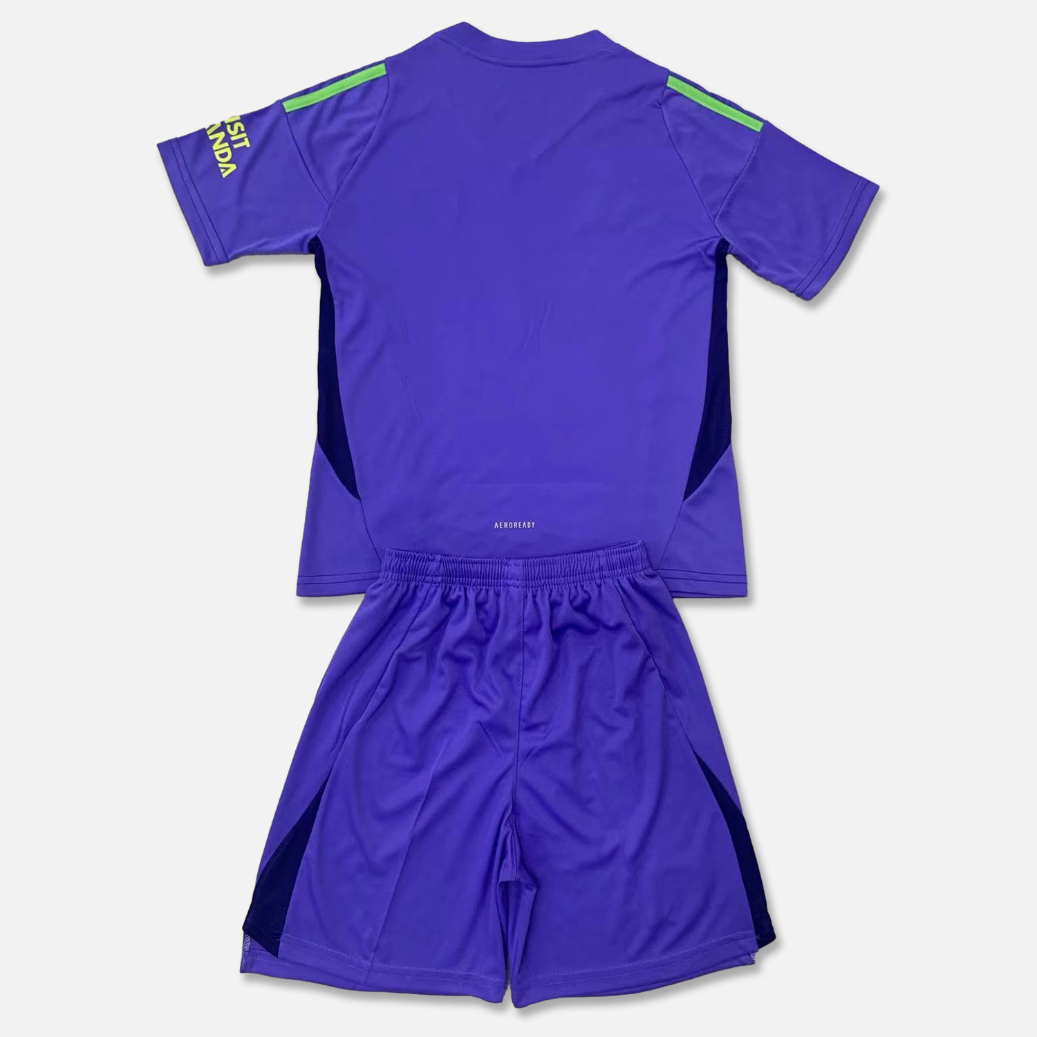 ManixJersey.com | Arsenal 24-25 Purple Goalkeeper Men's Adult Jersey Set - Fans Version -Customize Name, Number and Patch | Worldwide Shipping