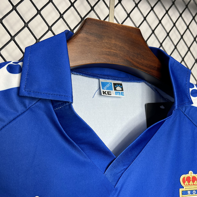 SIUjerseys-Retro Real Oviedo Vetusta 1990-91 Home Stadium Jersey