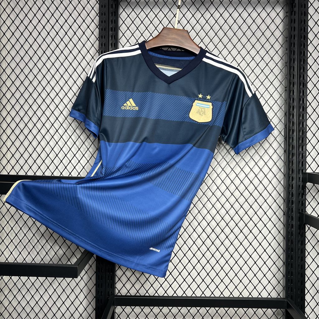 unitedfutballjersey-Retro Argentina 2014 Away Stadium Jersey