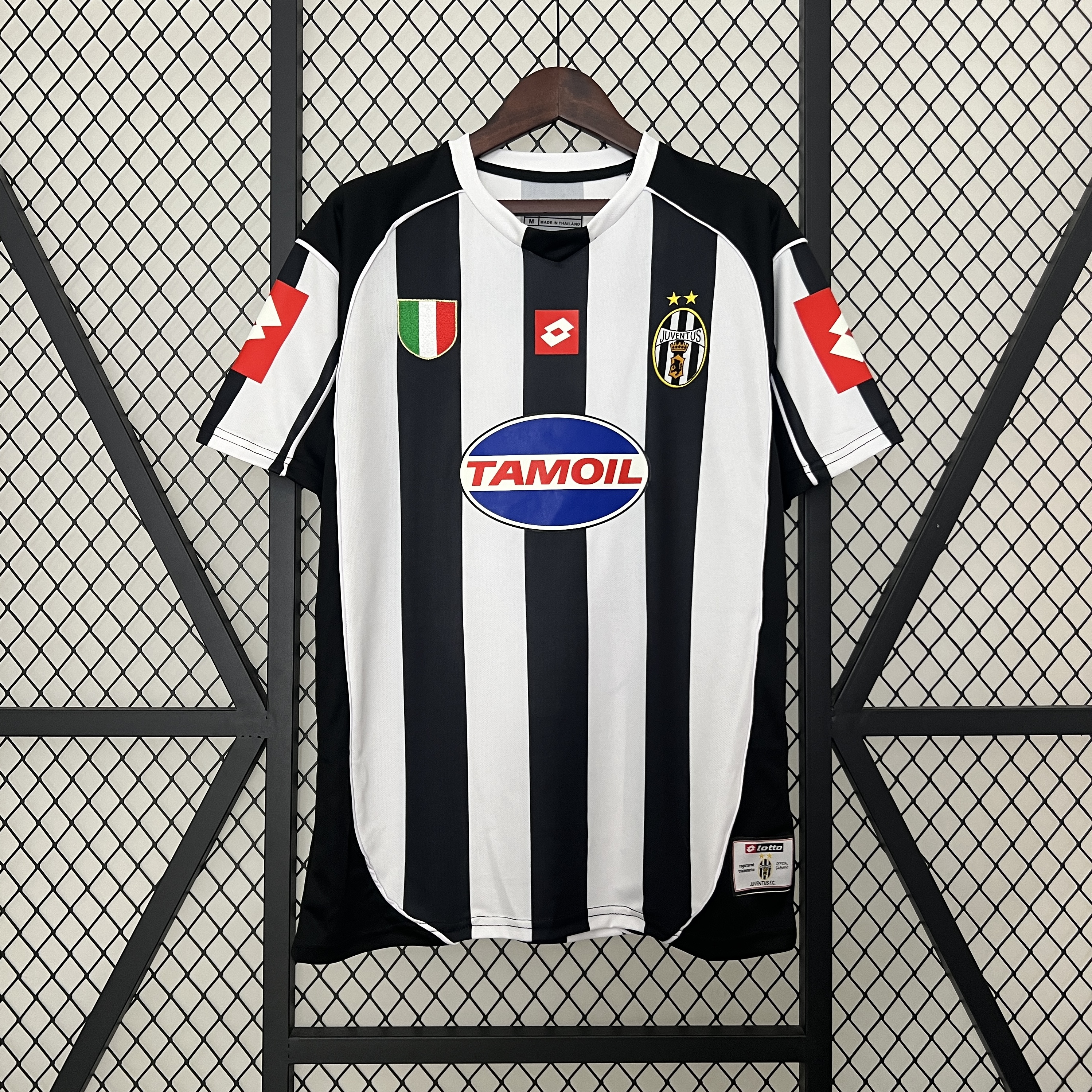 JerseysGala.com | Retro Juventus 2002-03 European Home Jersey -Customize Name, Number and Patch | Worldwide Shipping