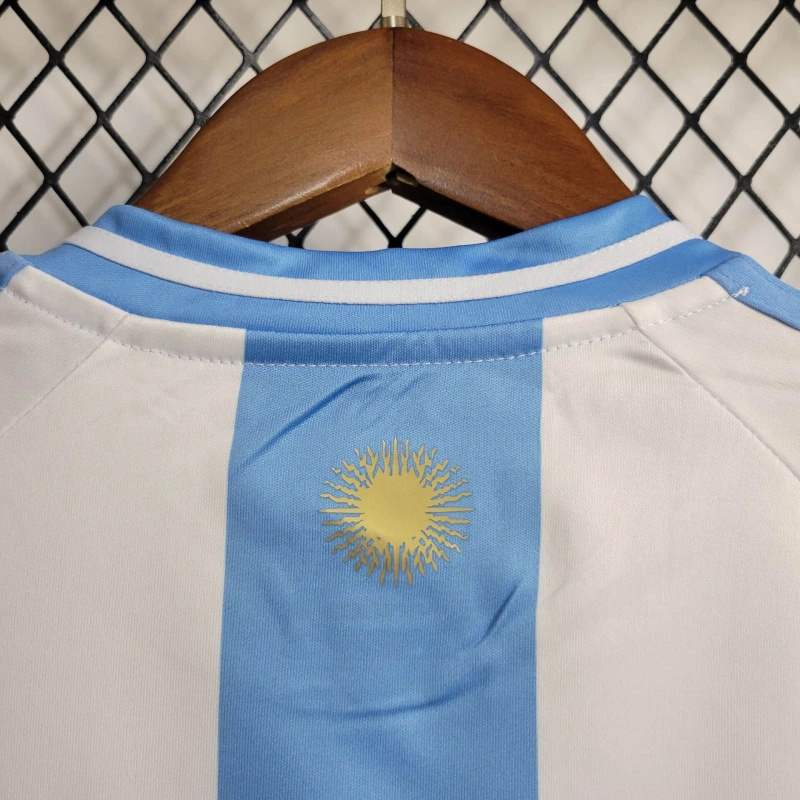 unitedfutballjersey-Argentina 2024 Home Stadium Kids Kit