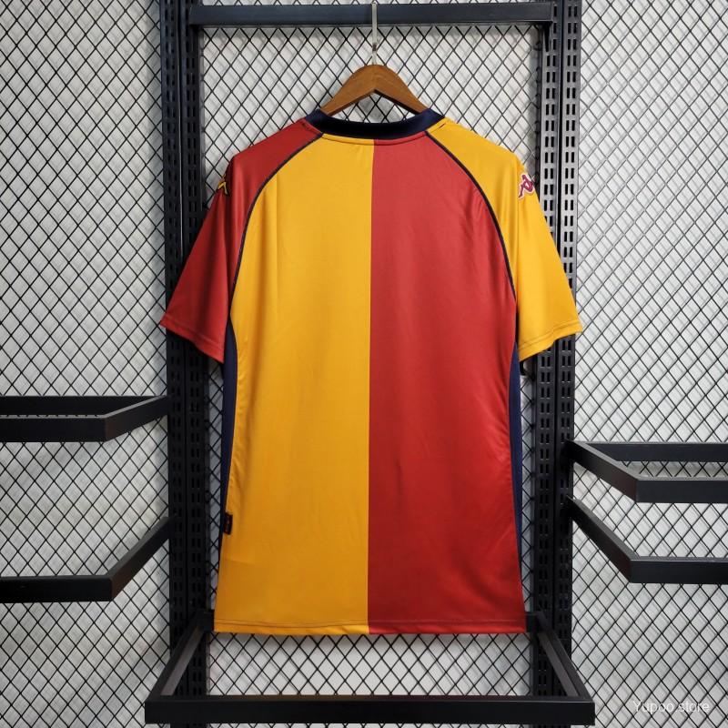 foot-Retro Roma 2001-02 European Home Jersey