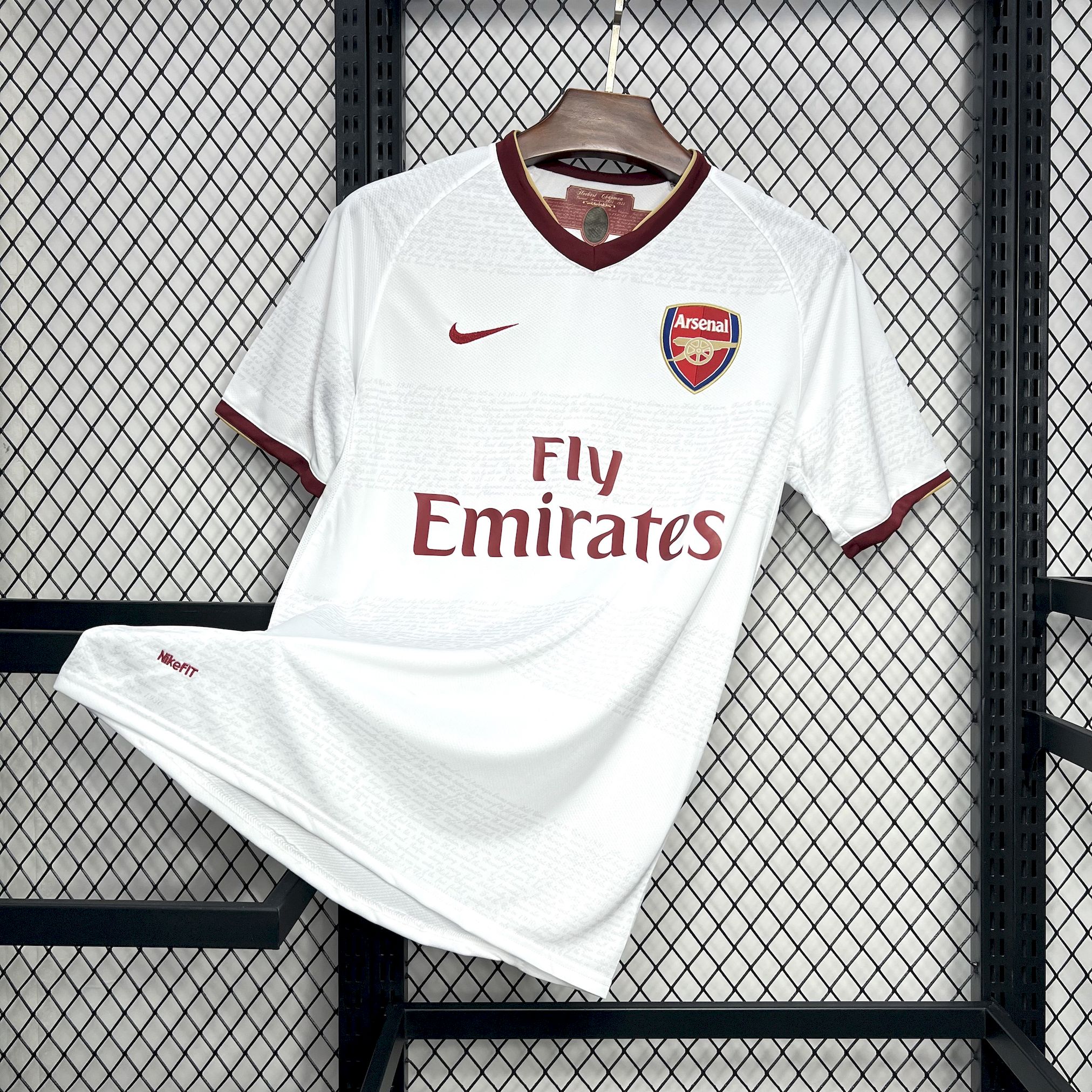 ManixJersey.com | Retro Arsenal 2007-08 Away Jersey -Customize Name, Number and Patch | Worldwide Shipping