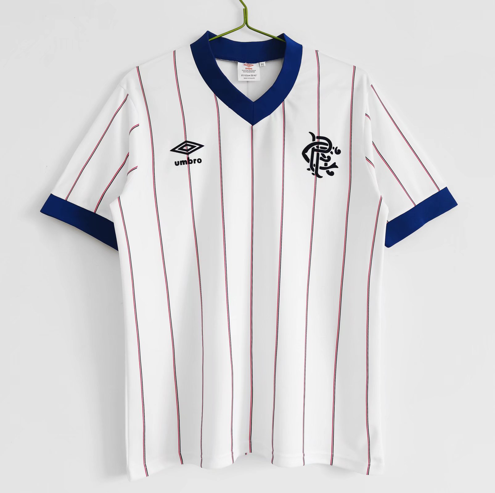 SIUjerseys-Retro Glasgow Rangers 1982-83 Away Stadium Jersey