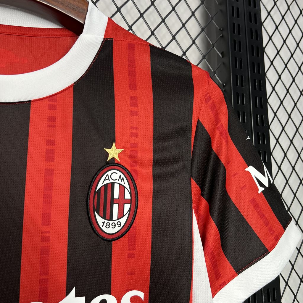 unitedfutballjersey-AC Milan 24-25 Home Stadium Jersey - Fans Version