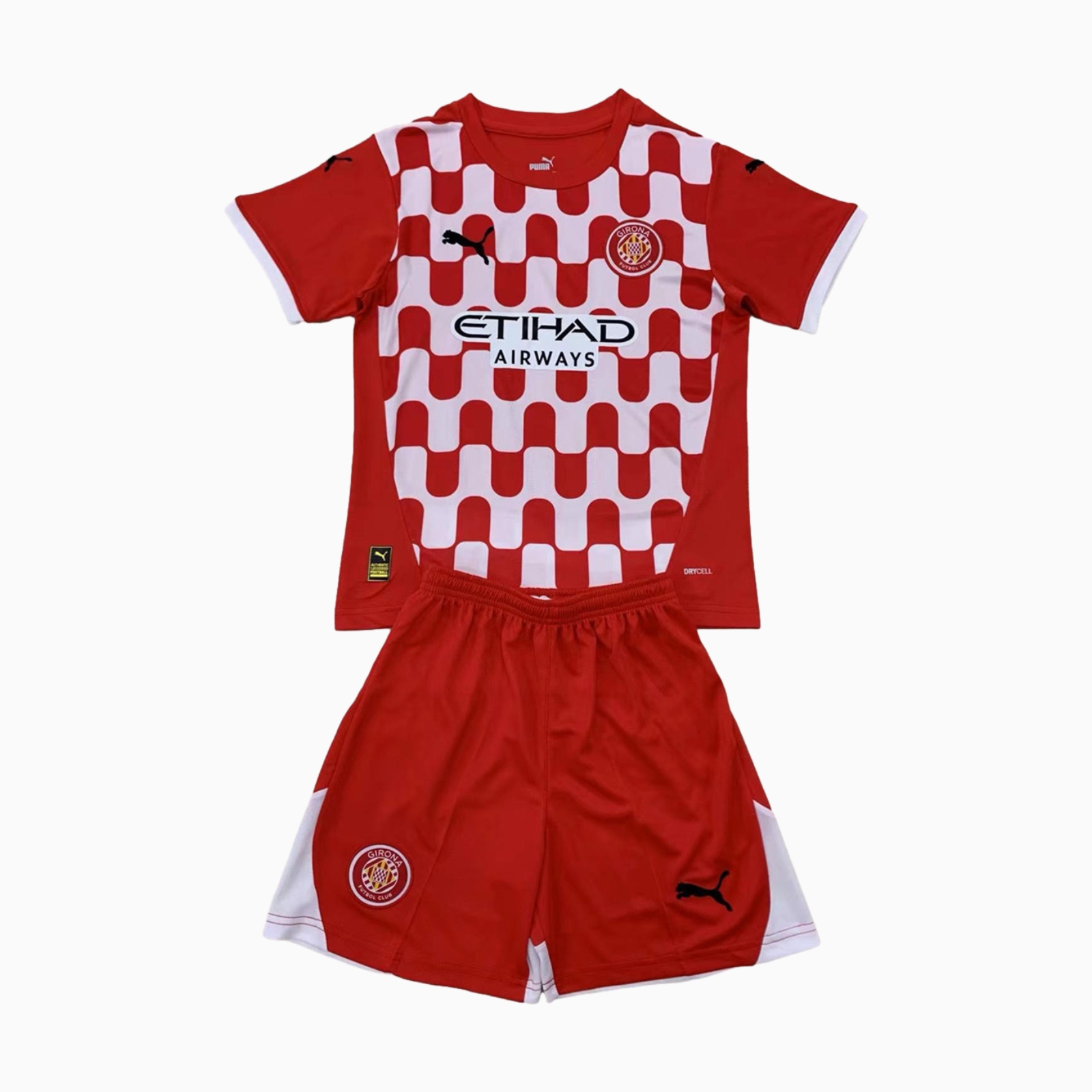ManixJersey.com | Girona 24-25 Home Men's Adult Jersey Set - Fans Version -Customize Name, Number and Patch | Worldwide Shipping