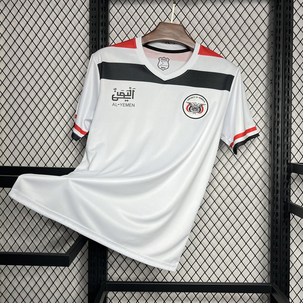 SIUjerseys-Yemen 24-25 White Jersey - Fans Version