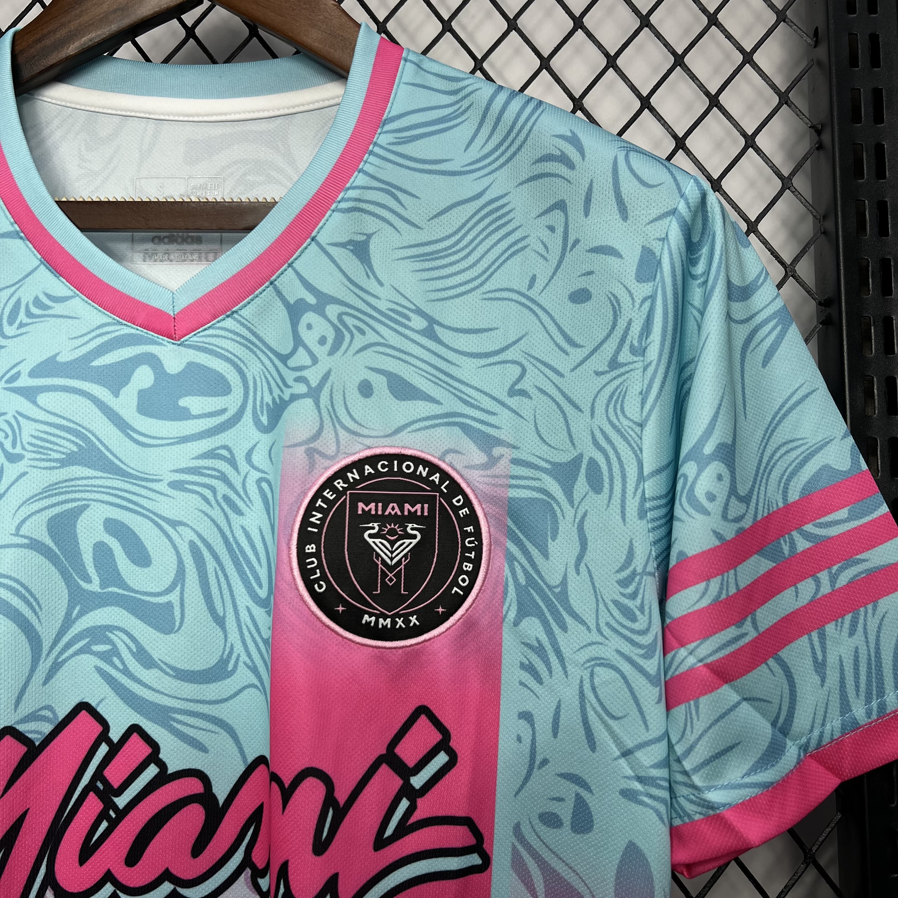 ManixJersey.com | INT M.A.M 24-25 Pink & Green Special Edition Jersey - Fans Version -Customize Name, Number and Patch | Worldwide Shipping