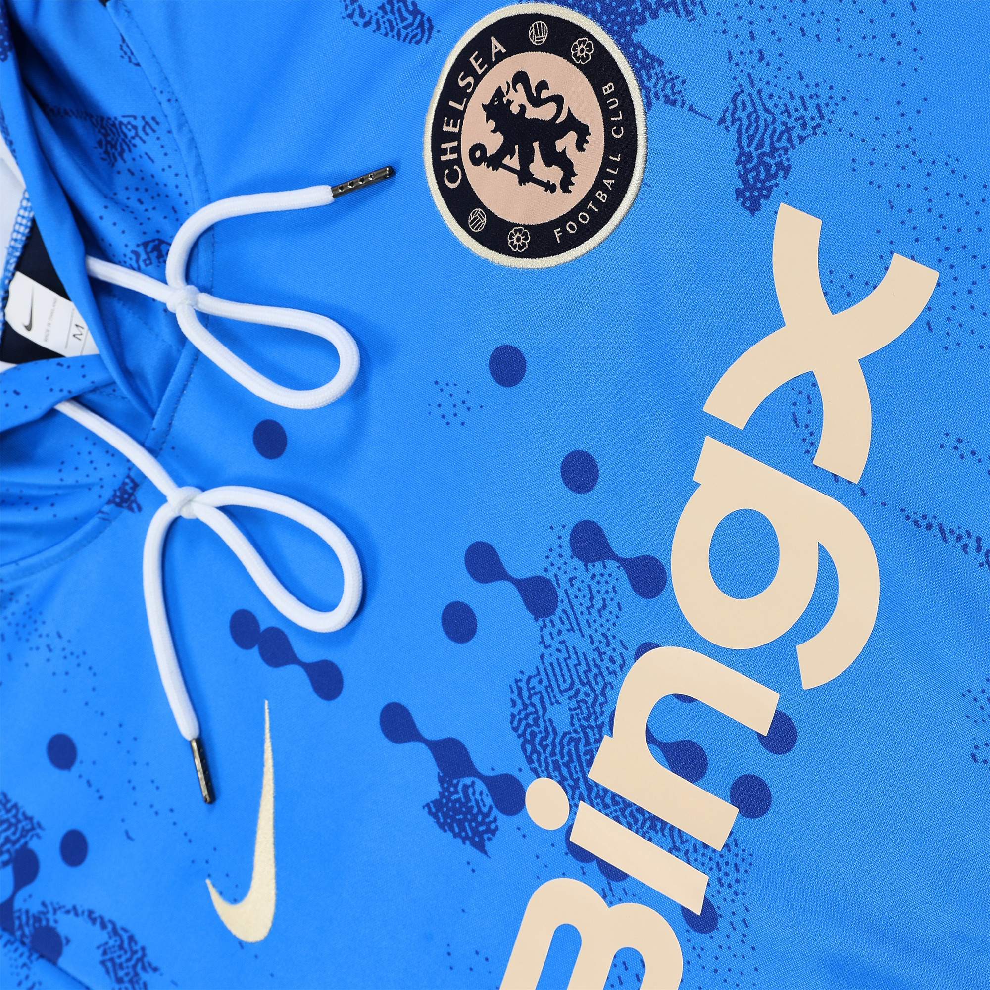JerseysGala.com | C.H.E.L.S.E.A 24-25 Long Sleeve Training Set - Blue Hoodie and Deep Blue Pants -Customize Name, Number and Patch | Worldwide Shipping