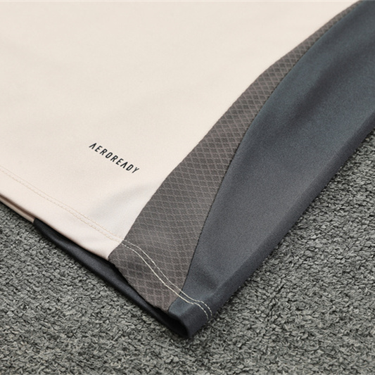 SIUjerseys-Real Madrid 24-25 Long Sleeve Training Set - Apricot